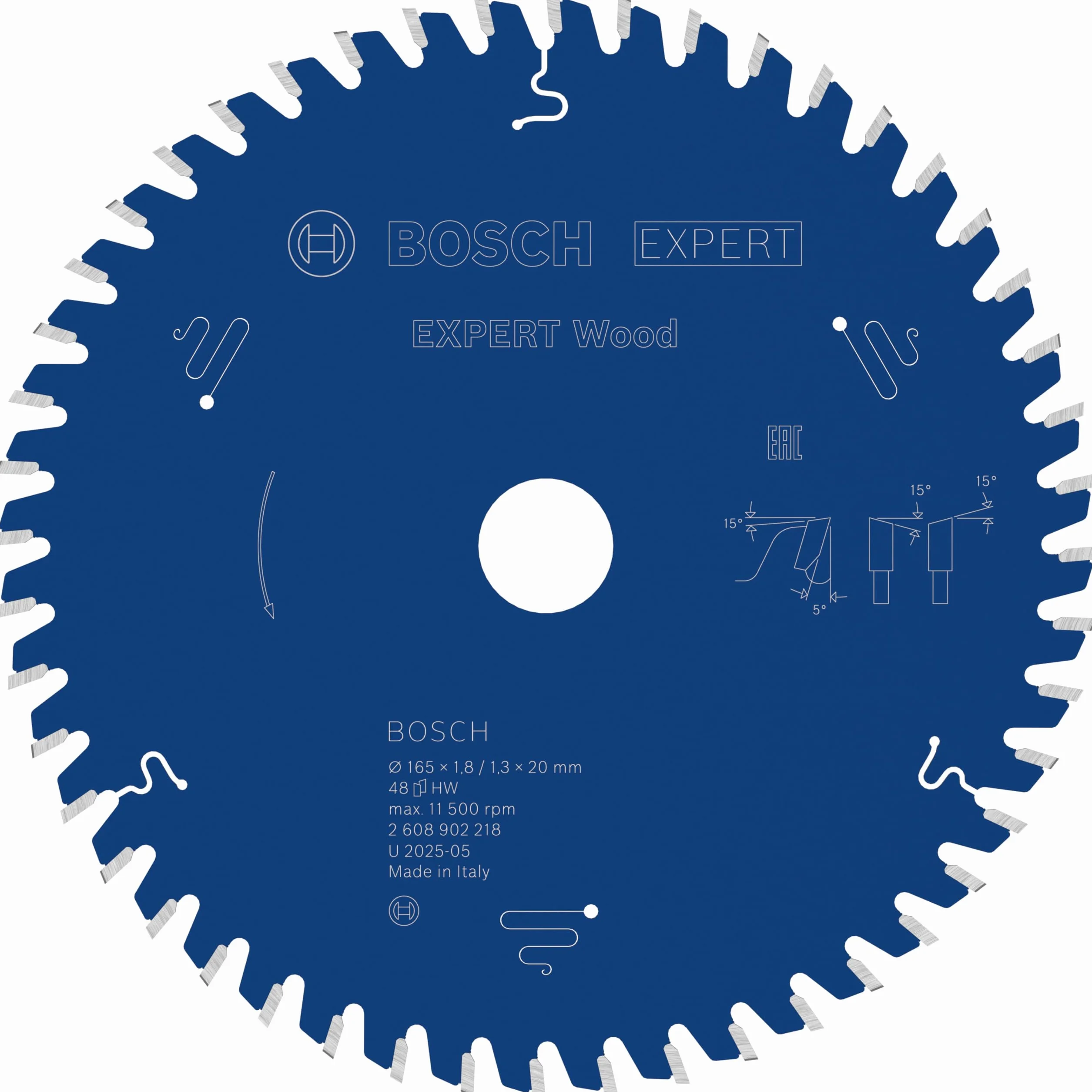 Bosch Lama per sega circolare EXPERT per legno cablata Ø mm Professional Accessorio