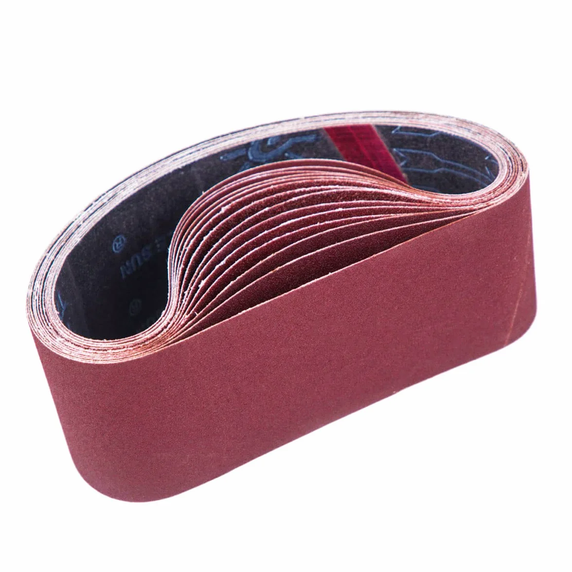 STEBRUAM Nastri Abrasivi 75 x 533 mm, Set 15 Pezzi Grana 80/120/150/240/400 per Levigatrici a Nastro