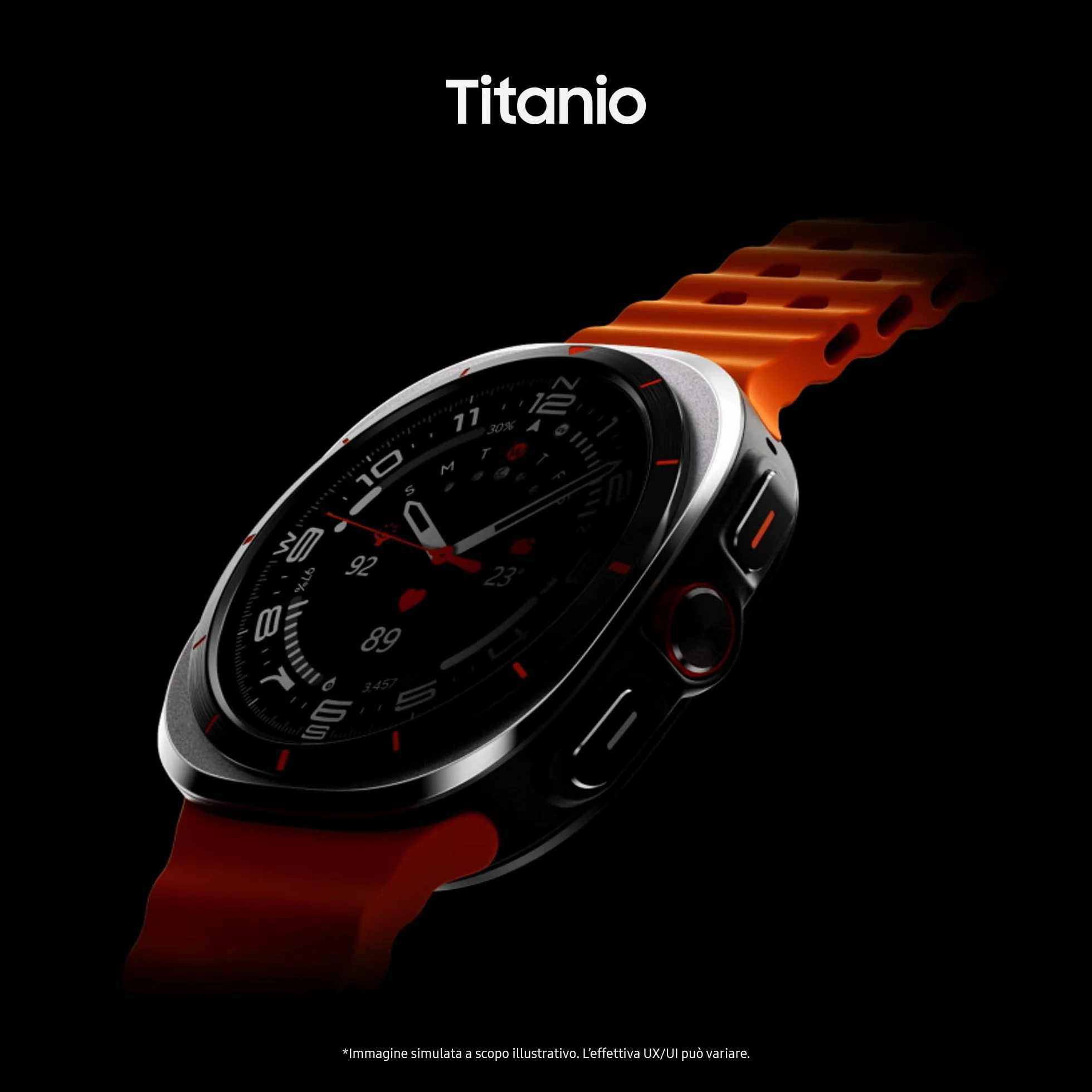 Samsung Galaxy Watch Ultra 2025 (Titanium Silver, LTE, 47mm) Smartwatch Galaxy AI, Design Resistente agli Urti, Batteria a Lunga Durata, Cassa in Titanio di Grado Aerospaziale [Versione Italiana]