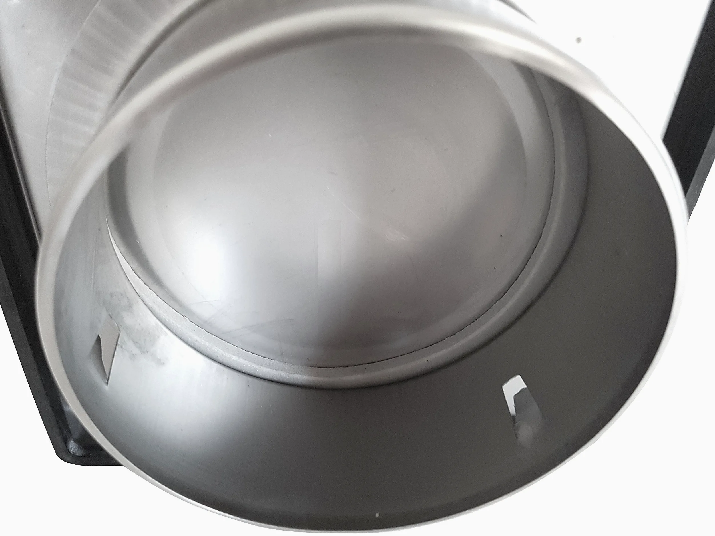 Griglia parapioggia di ventilazione rettangolare, 100 x 125 x 150 mm, in acciaio inox V2A, Argento, .