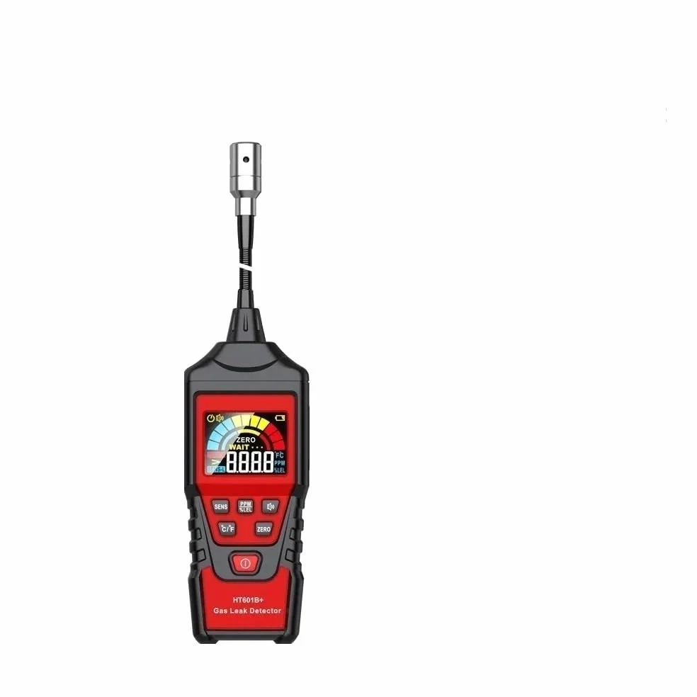 Rilevatore di gas, Rilevatore di perdite gas HT601A HT601B 0-1000PPM Allarme sonoro e schermo metano naturale infiammabile combustibile per lavoro e casa(HT601A)