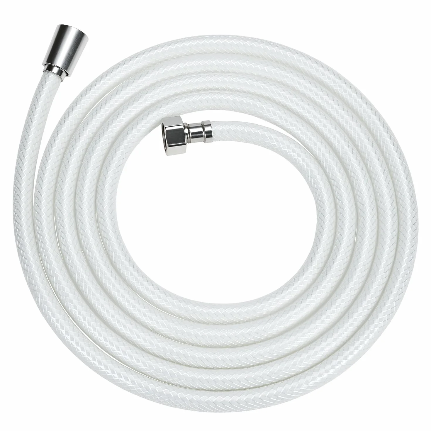 QWORK® tubo doccia in PVC da 3 m, doccia ad alta pressione antipiega, tubo di ricambio a prova di perdite per rubinetti da bagno