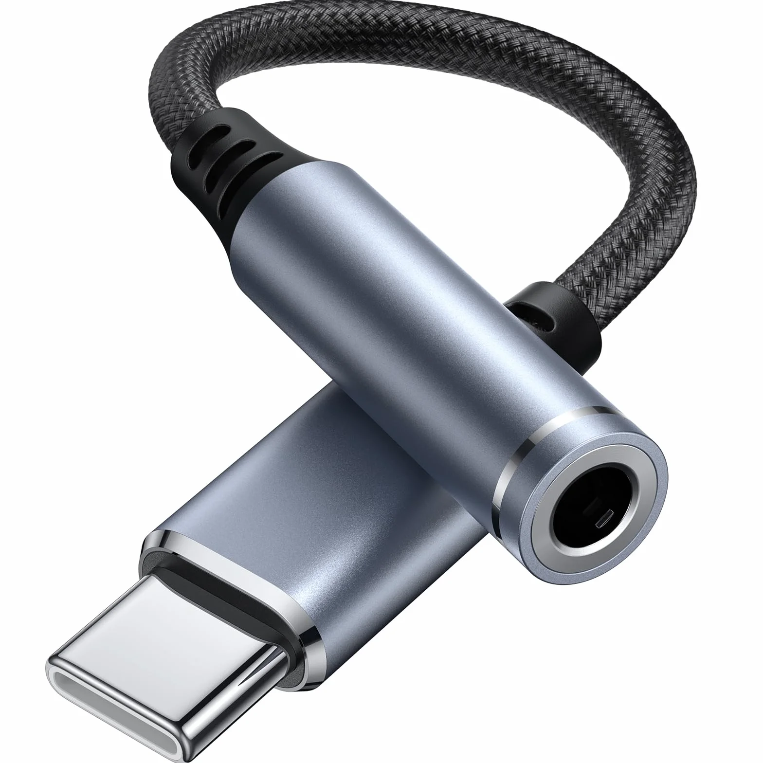Amzpas Adattatore Jack per Cuffie USB C a 3.5mm, Adattatore Audio USB C a Cavo Dongle Aux per Samsung Galaxy S22 S21 S20 Ultra S20 + Nota 20 10 S10 S9 Plus, Pixel 4 3 2 XL, iPad e altro