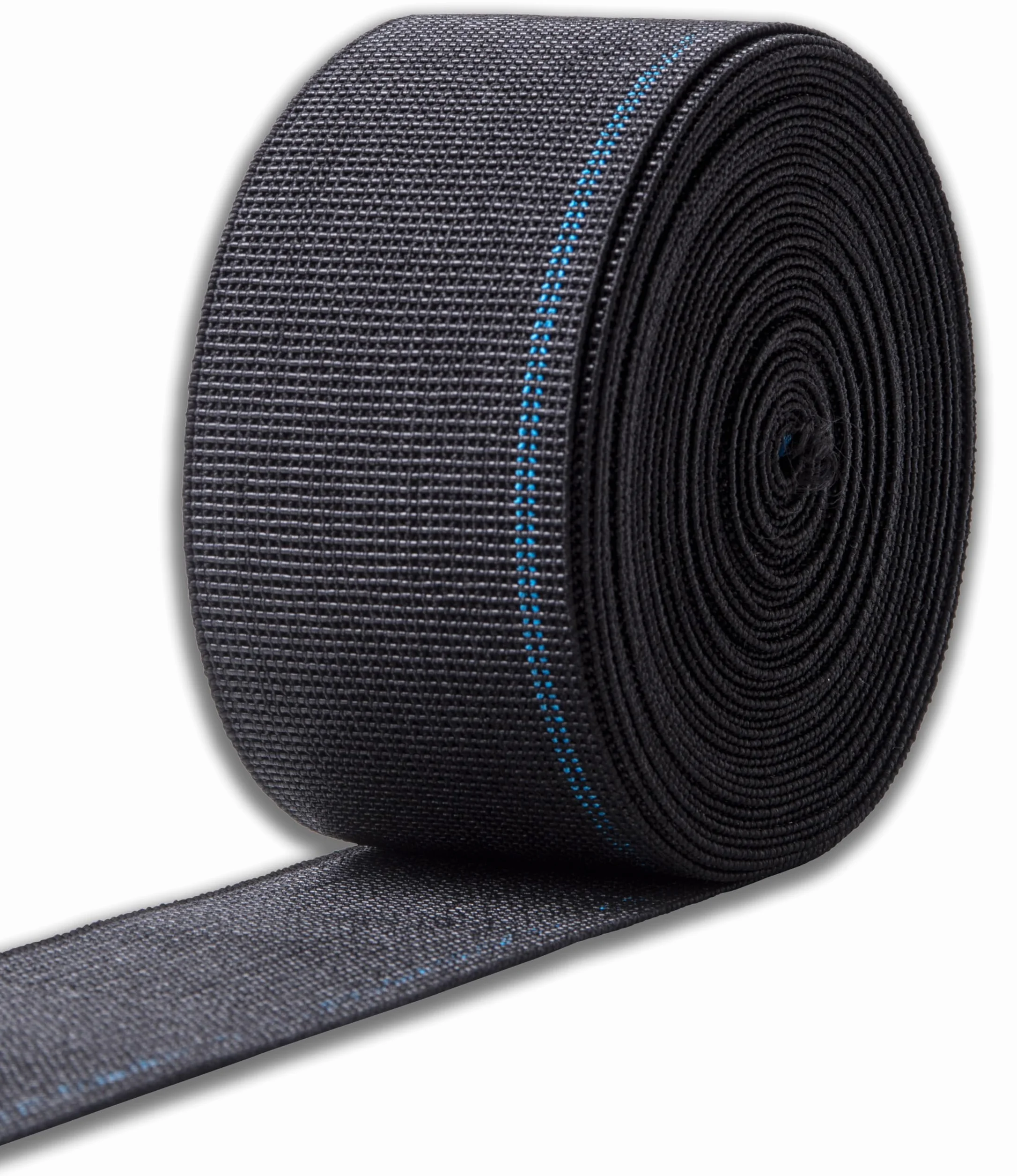 IPEA Cinghia Elastica per Divano, Sedie, Poltrone – [ 10 Metri di Lunghezza ] – Made in Italy - Larga 70 mm - Corda Fascia Tirante a 3 Righe per Tappezzeria, Sedute, Schienali – Elasticità 90%