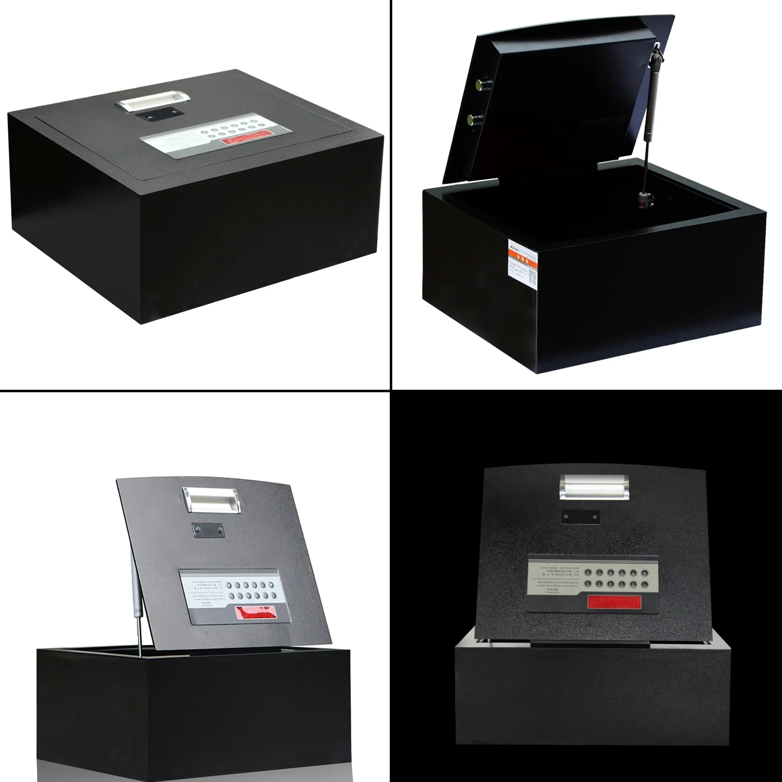 Cassaforte da Pavimento Safe con Chiave Cassetta di Sicurezza Cassaforte da Armadio per Hotel, Ufficio, Casa(40x35x18cm/16x14x7in)