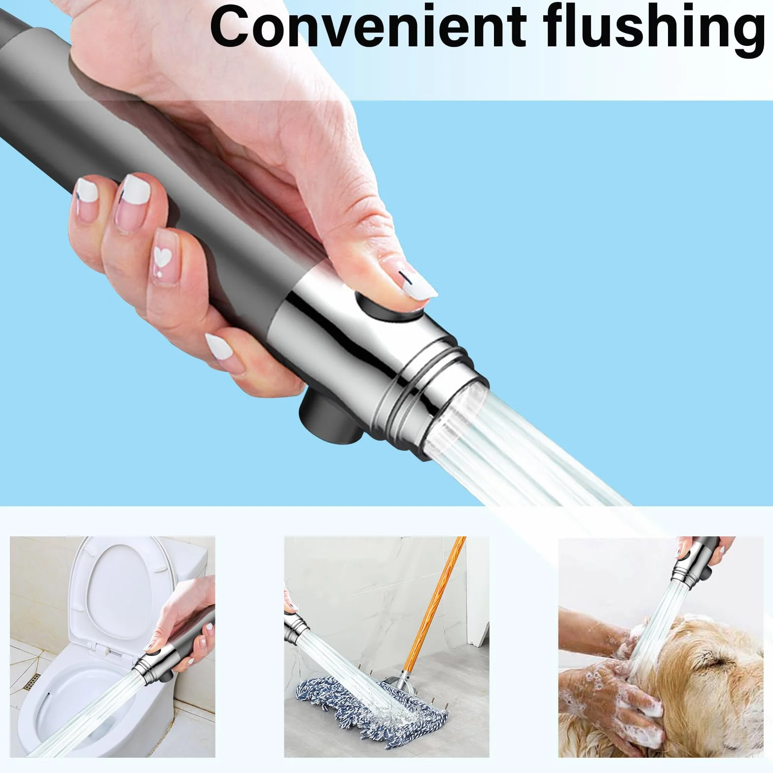 Soffione Doccia Anticalcare Doccia Soffione Doccia Risparmio Idrico con filtro
