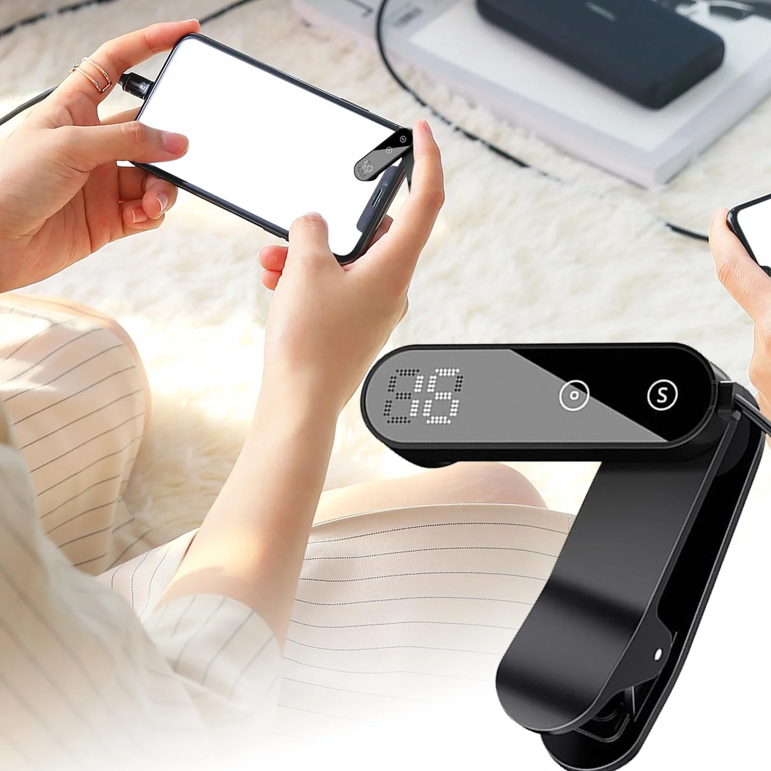 Clicker automatico - Schermata del telefono Tapper | SCREEN AUTO CUCCESSI DI AUTO | Fast Click Simulation Finger | Velocità del simulatore regolabile TAPPERI CHIECH FISICO TAPPERI PER I VIGLI GIOCHI L