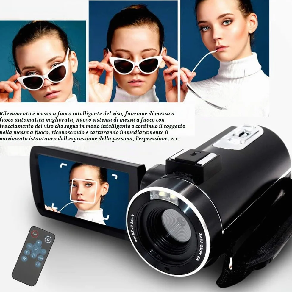 camera 4k camera 4k Videocamera digitale, videocamera 4K anti-vibrazioni Videocamere Videocamere Video digitale ad alta definizione Zoom 18X IPS da 3 pollici Touchscreen adatto pe