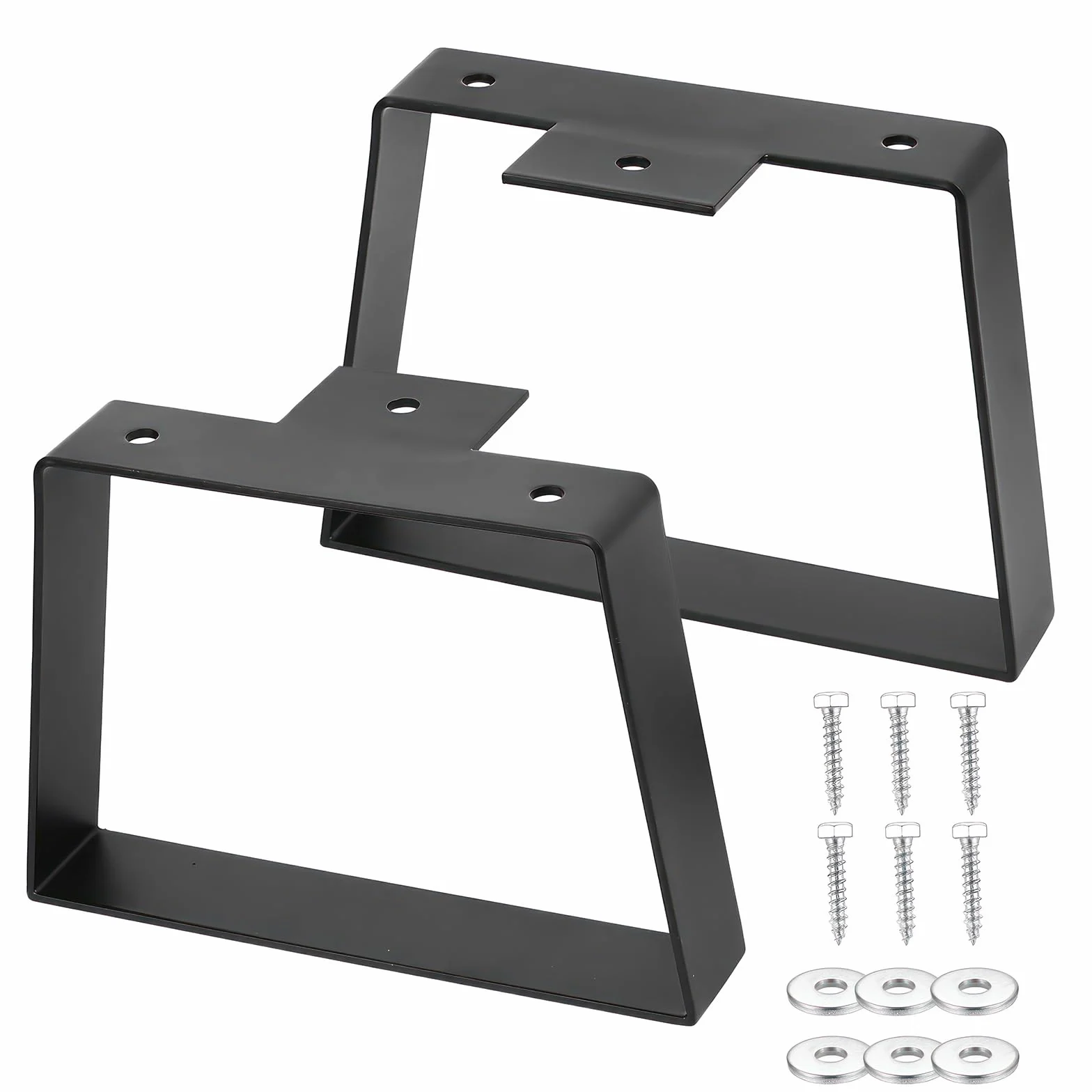 Piedini per Mobili Metallo Trapezoidali per Divano Tavolo Scrivania Sedia Cucina 15,2 cm