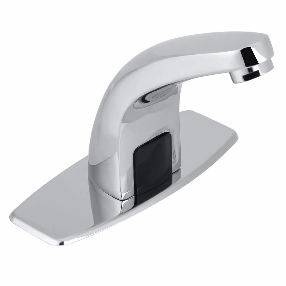 Rubinetto Automatico a Infrarossi per Lavandino Bagno con Scatola di Controllo