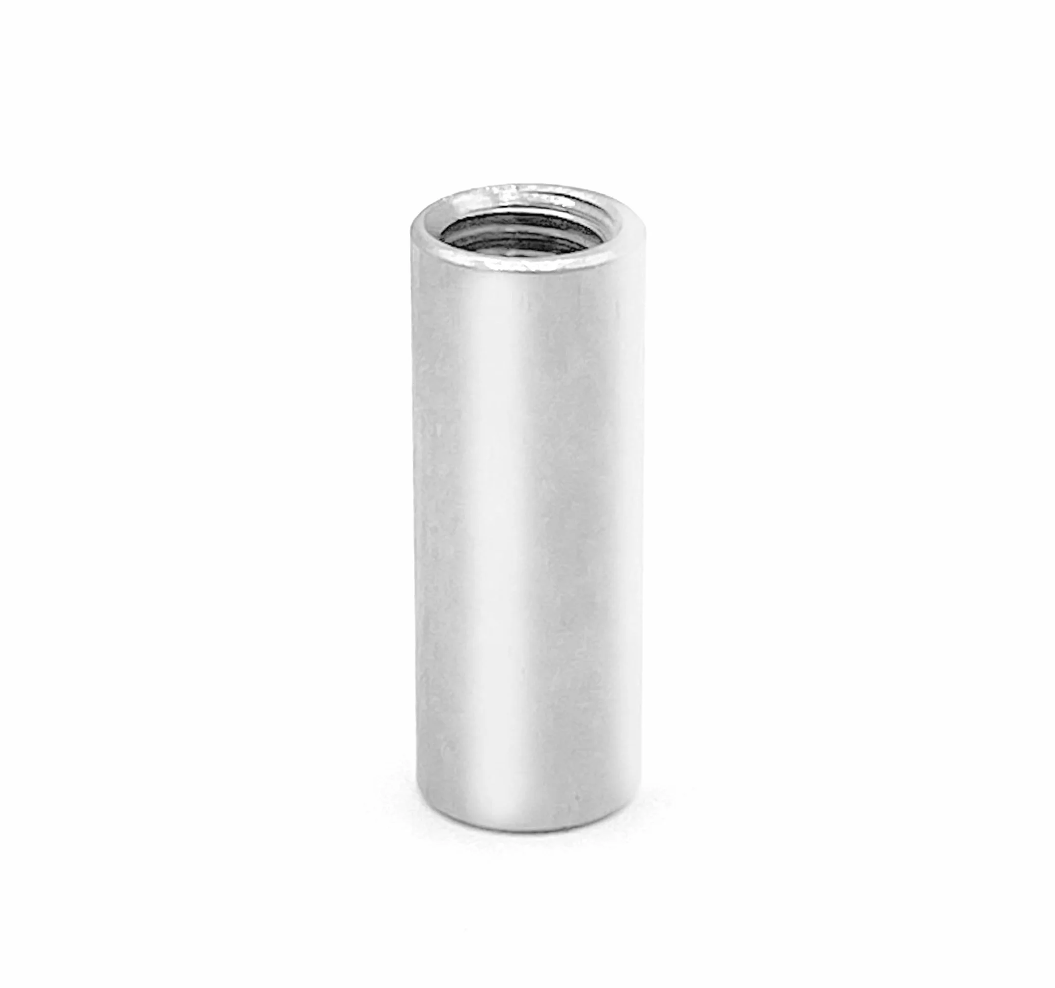 Dadi cilindrici di giunzione in acciaio inox M12 x 40 mm 2 pezzi