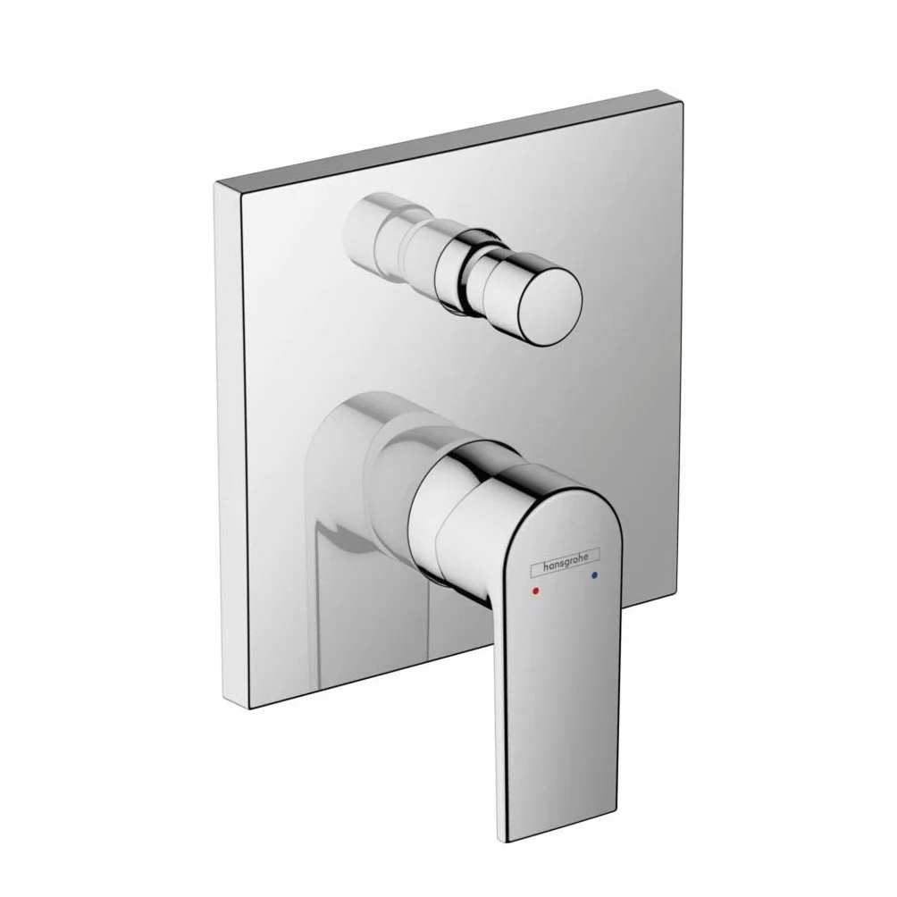 hansgrohe Vernis Shape Rubinetto vasca incasso 2 utenze Miscelatore monocomando cromo