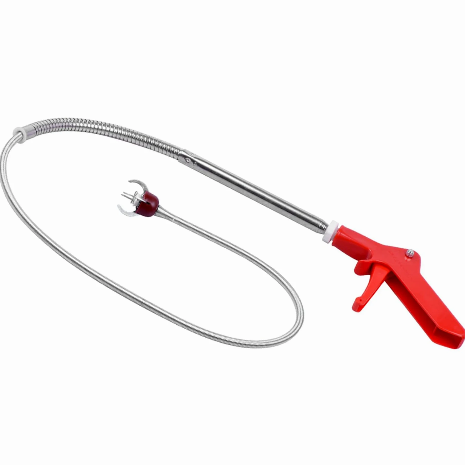 NUOBESTY Strumento di Sollevamento per Wc Pinza Flessibile Extra Lunga da 130 CM Serpente per Lavello e Pulitore per Chioma per Rimozione Ostruzioni Scarichi e Tubi Utensile Telescopico