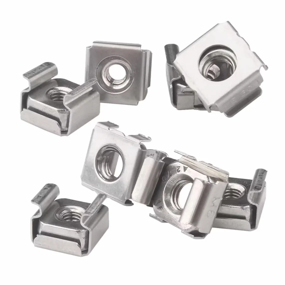Dadi Ingabbiati in Acciaio Inox M8 10 Pezzi