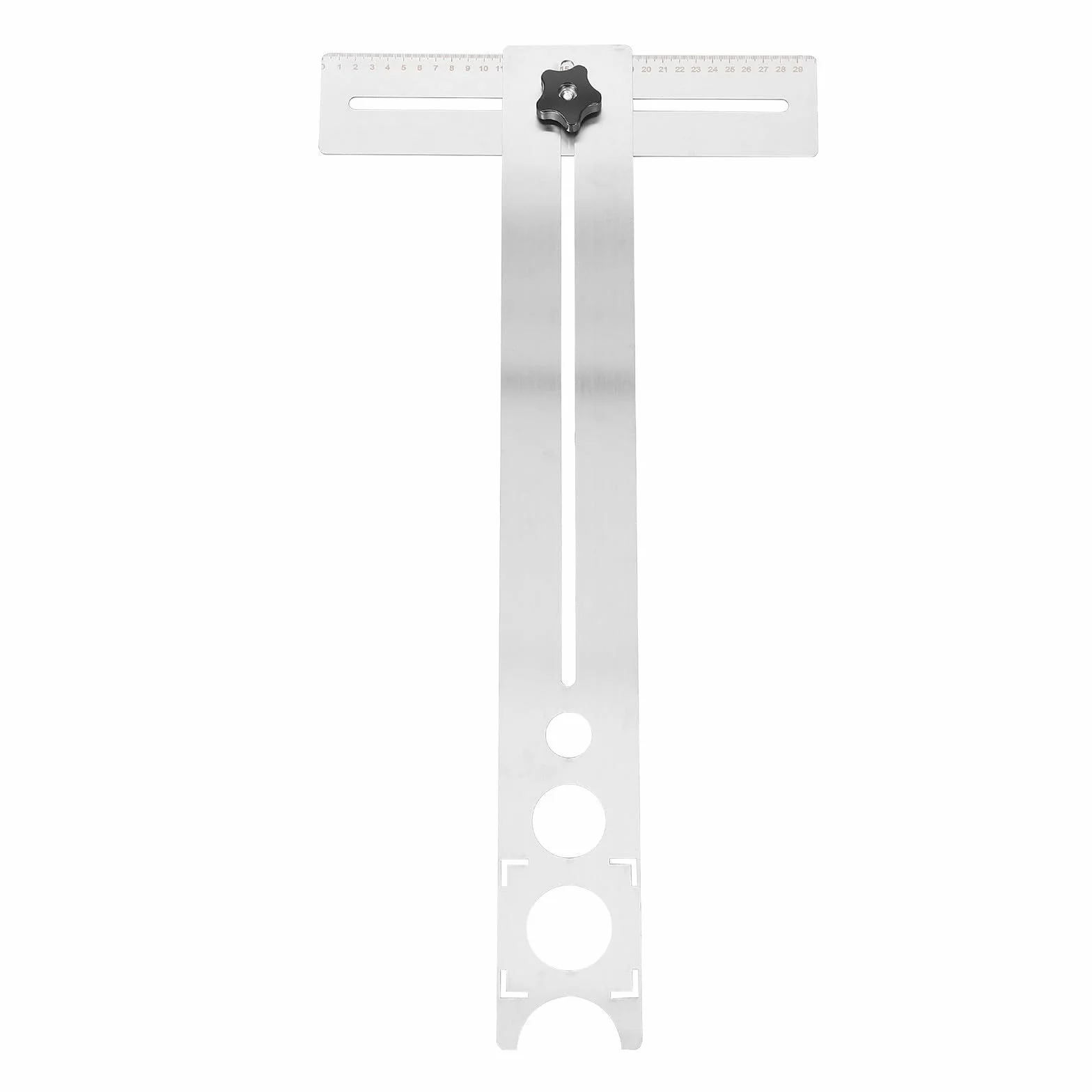 Righello da 60 cm in acciaio inox per fori piastrelle ceramica marmo vetro