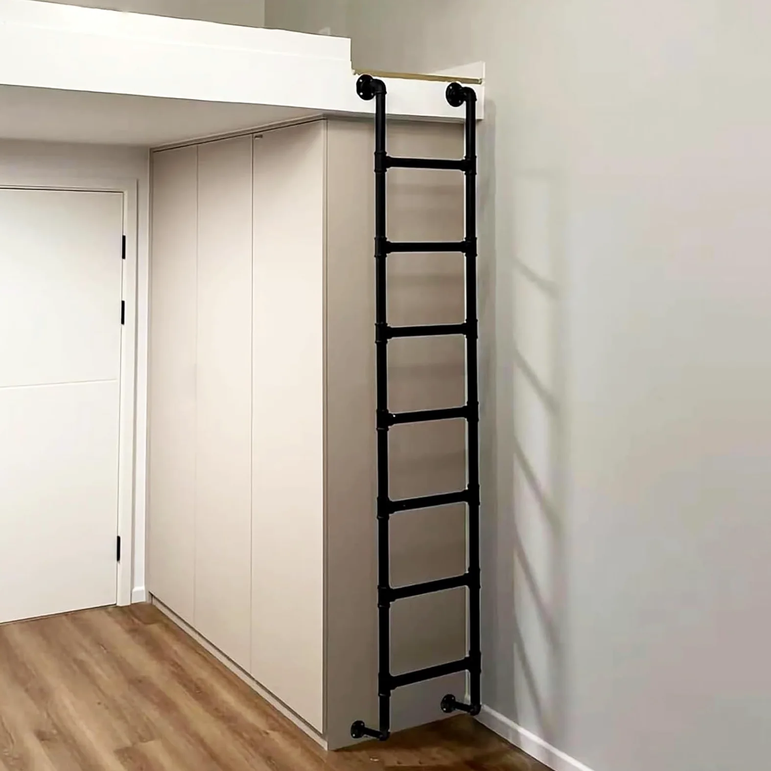 Scala di Emergenza per finestre del seminterrato, soppalco, Letto, Scale a pioli a Parete, Scale dritte da Arrampicata, 270 cm/106 Pollici, Soluzione di Uscita di Sicurezza