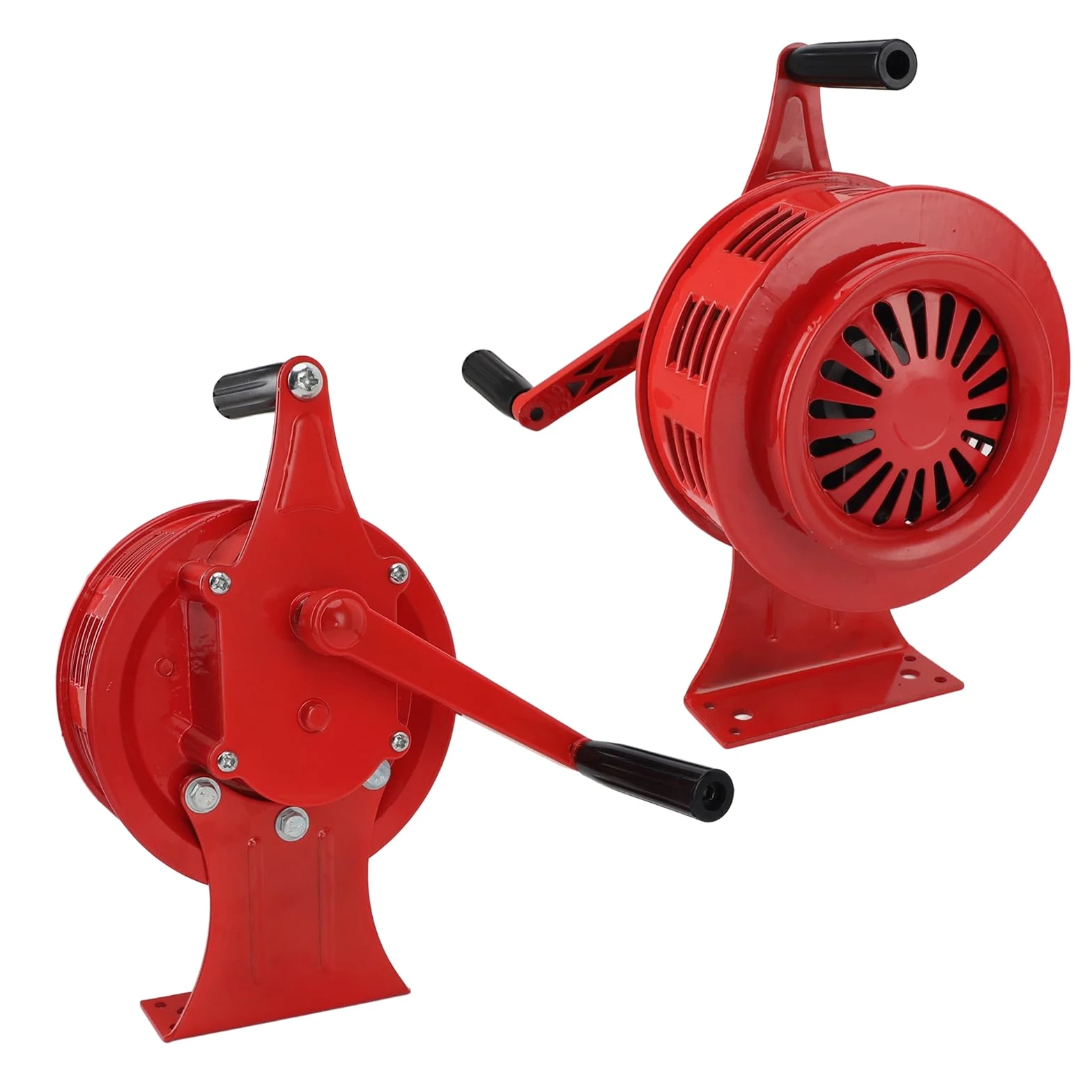 Sirena Ad Alto Volume da 125 DB a Manovella con Volume Regolabile per le Emergenze, Allarme Sonoro Impermeabile Ad Azionamento Manuale Realizzato in Lega di Alluminio per