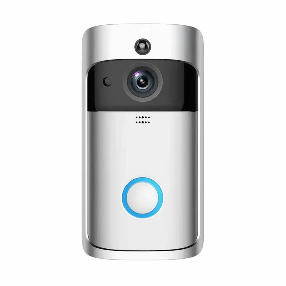 Campanello Video WiFi Smart citofono Wireless videocitofono bidirezionale Controllo remoto Tramite App Comunicazione a 2 Vie Visione Notturna PIR 720P con rilevamento Movimento