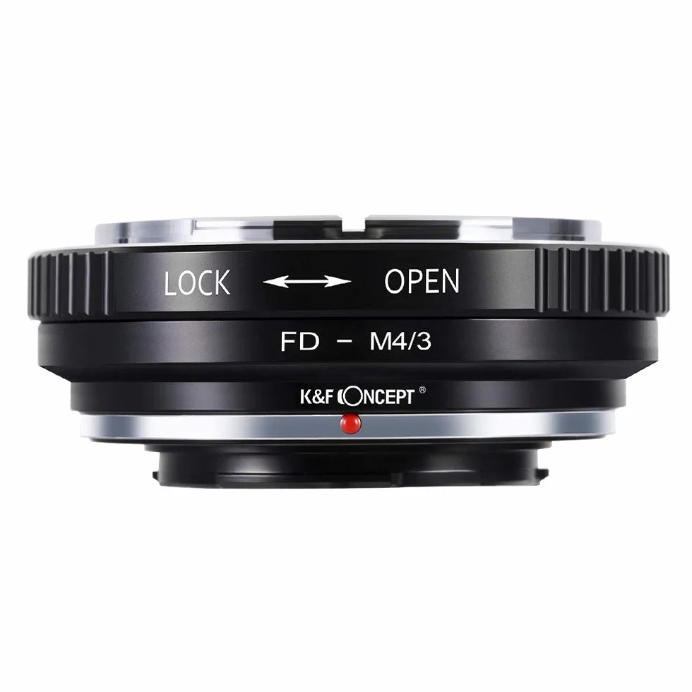 Anello Adattatore per Obiettivo K&F Concept FD-M4 / 3 Adatto per Obiettivo Fotocamera FD per Olympus M4 / 3 E-P1 / E-P2 / E-PL1 e Panasonnic G1 / G2 / GF1 / GH1 / GH2