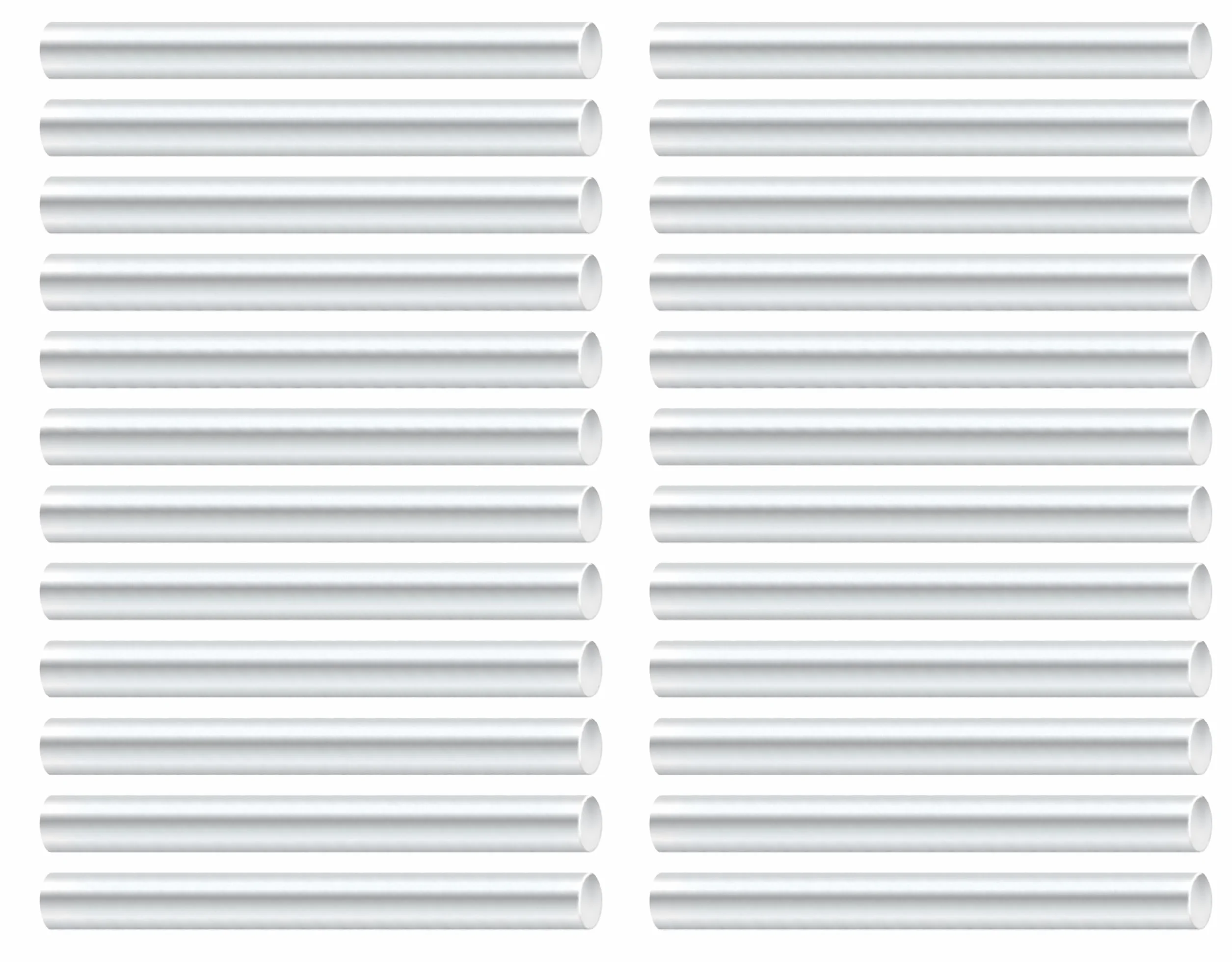 Einhell Bastoncini adesivi a caldo originali 24 pezzi Ø 11 x 150 mm trasparenti asciugatura rapida 85 °C