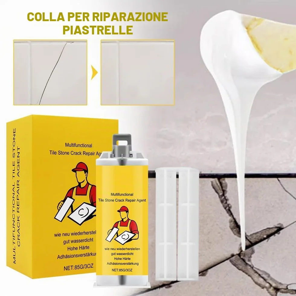Kit Riparazione Piastrelle e Vasca da Bagno 85 g