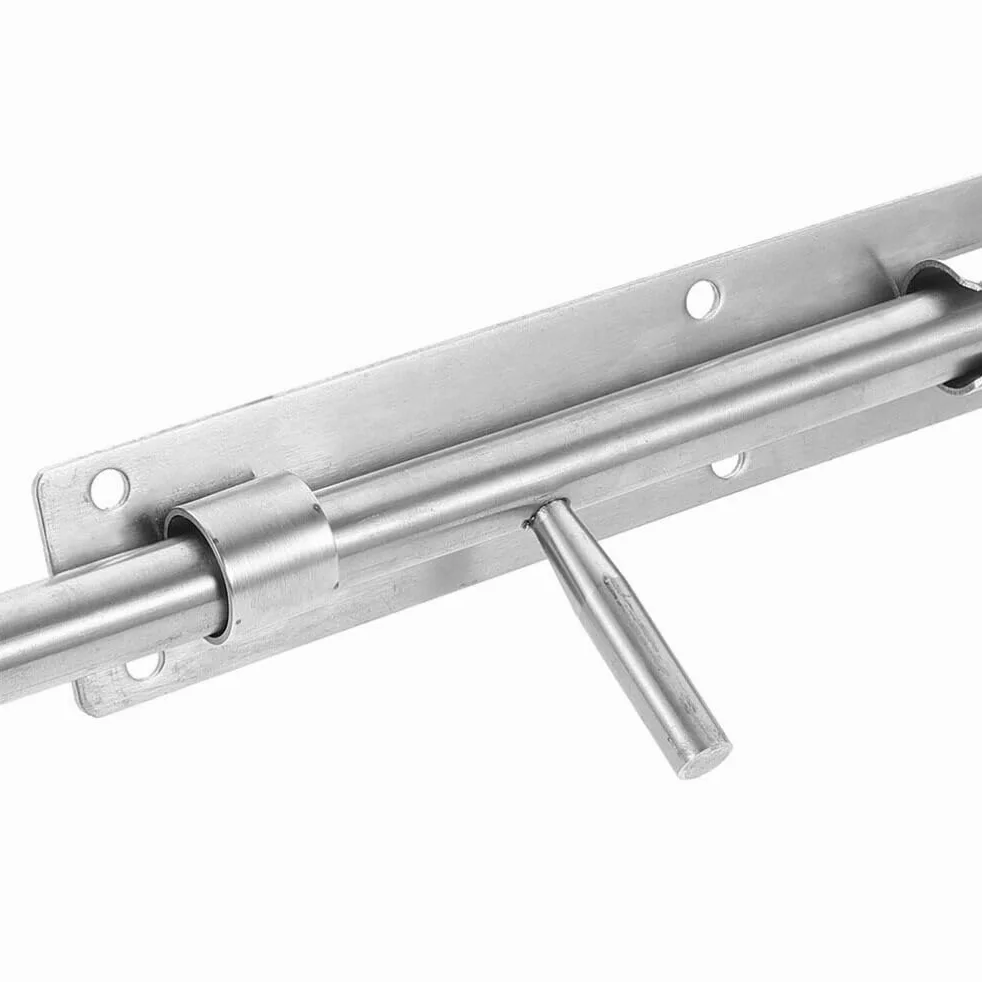 Artibetter 2pezzi Serratura Per Porta Scorrevole Acciaio Inossidabile Catenaccio Di Sicurezza Per Casa e Bagno Facile Scorrimento e Installazione Resistente e Duraturo Design Pratico Per Uso