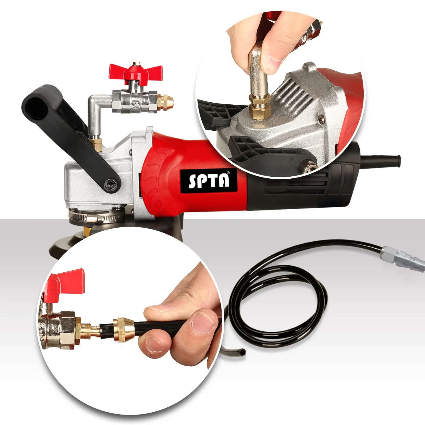 SPTA 230V 800W Lucidatrice bagnata Umido per Pietra Marmo Cemento Granito Terrazzo