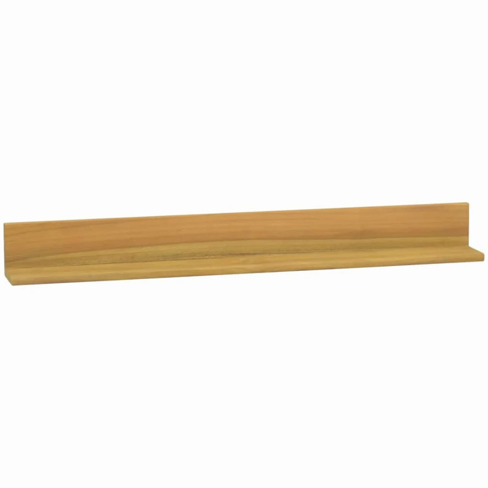 ZHOUMIN Mensole da Parete 2 pz 90x10x10 cm in Legno Massello di Teak,Mensola da Parete,Mensole da Muro,Mensole da Muro Design Moderne