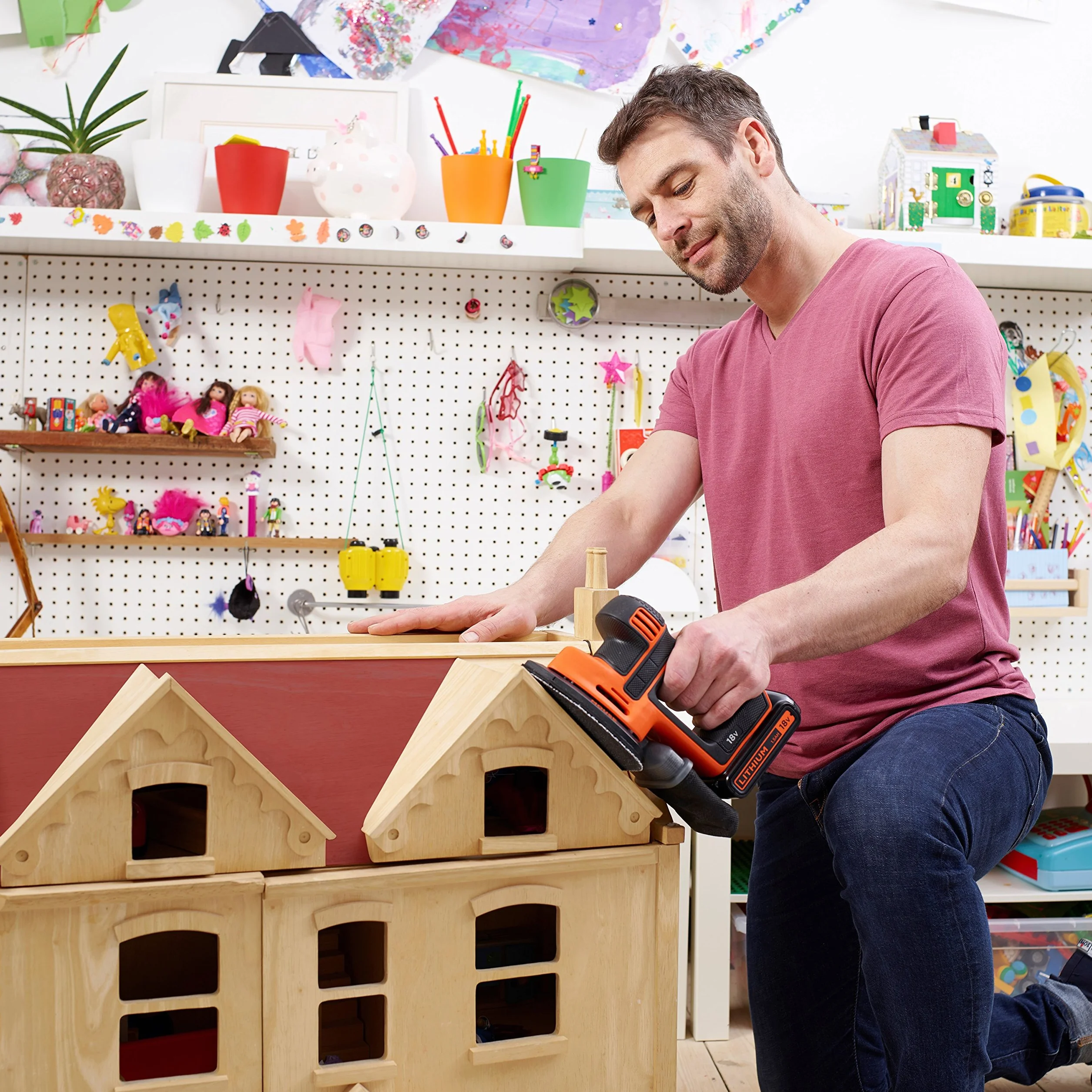 BLACK+DECKER Levigatrice Mouse Multifunzione