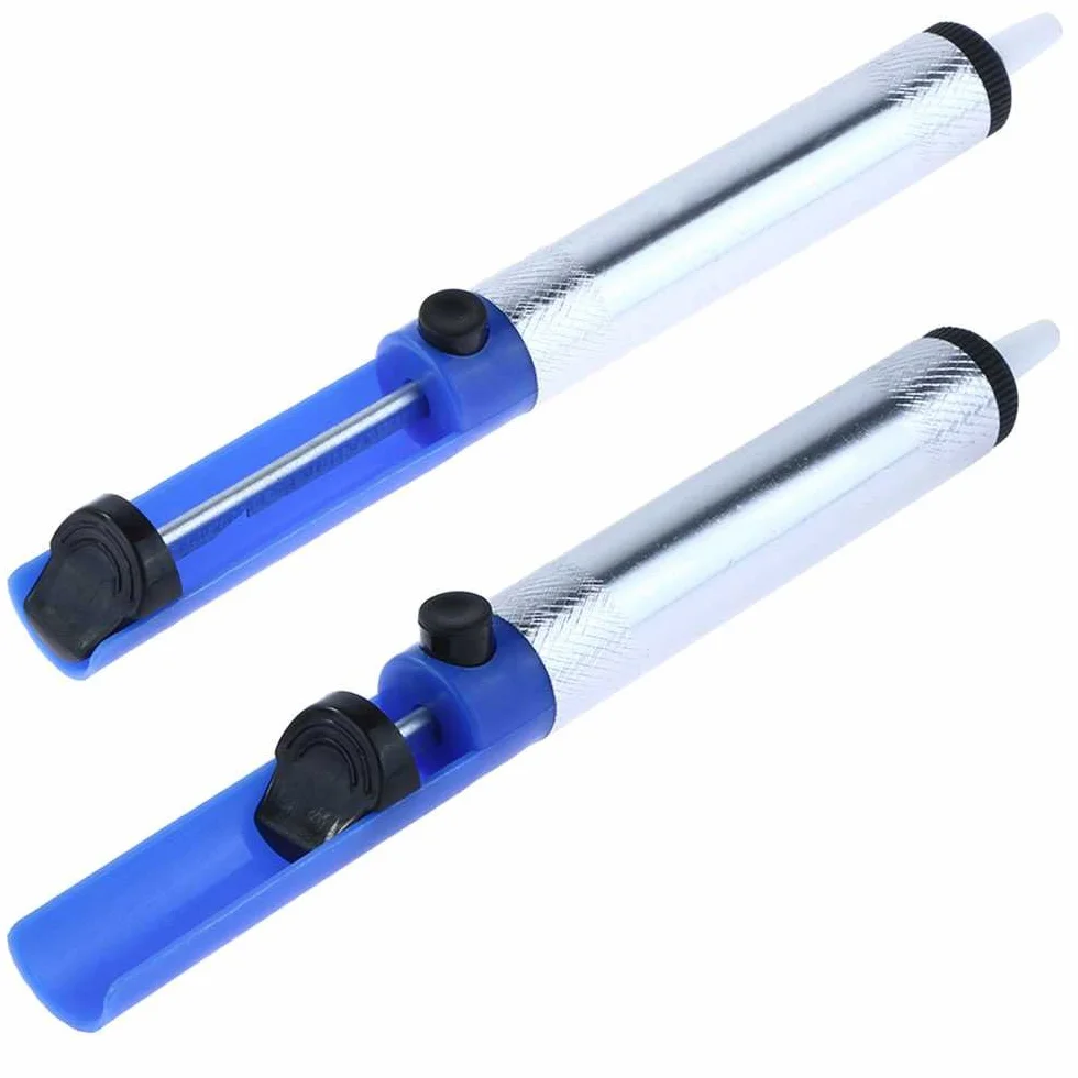 OcioDual Dissaldatore Aspiratore Stagno per Schede Elettroniche Blu