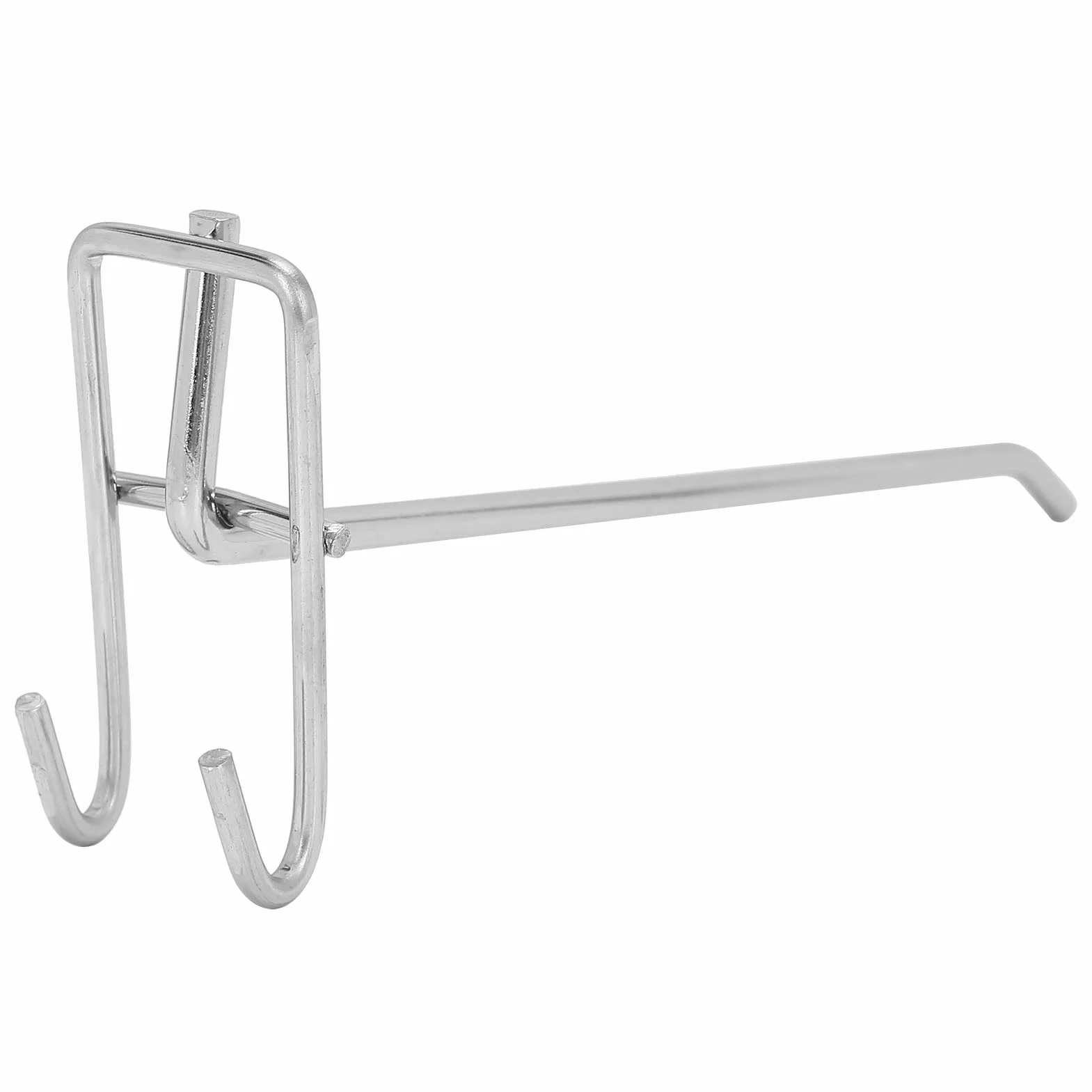 30 Pezzi Ganci per Pannello Forato, Gancio per Griglia per Scaffale in Metallo per Supermercato, Staffa da Parete per Griglia, Gancio per Visualizzazione per Pannello Forato (20cm)