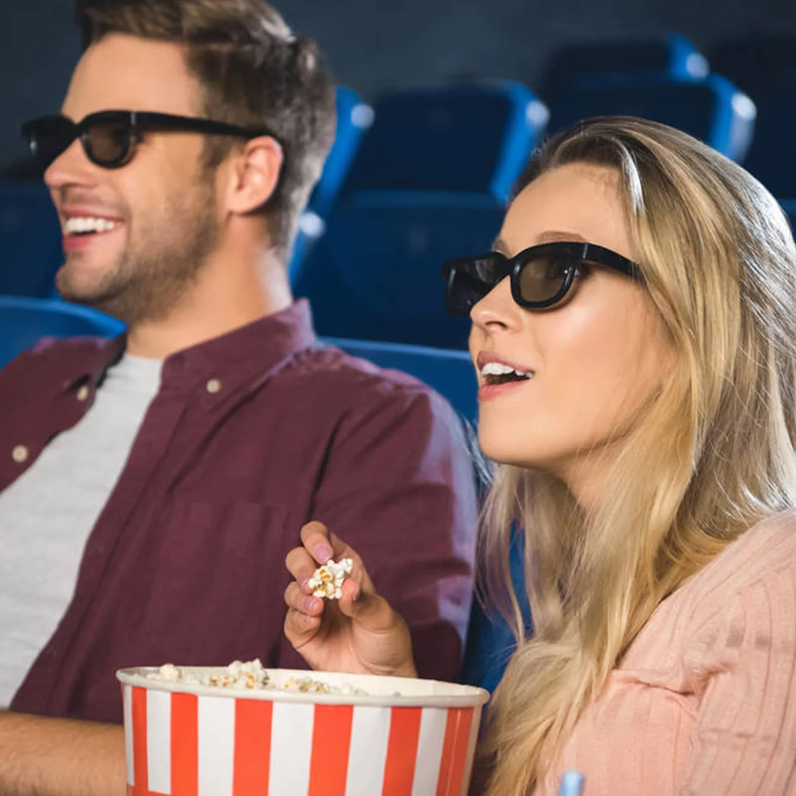 Occhiali 3D Reald, Occhiali 3D passivi circolari polarizzati non lampeggianti per il cinema in formato Reald occhiali 3D che supportano la TV e il cinema 3D（Confezione da 3）