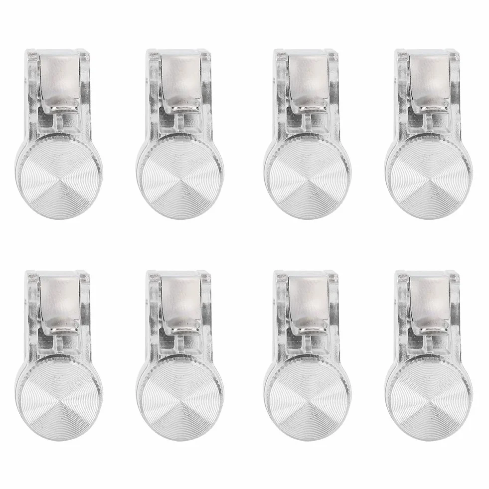 Controller di gioco mobile PUBG, 8 Pcs R11 Pulsante per assistente a quattro dita a quattro dita Controller per grilletto per riprese mobili per PUBG, Joystick per giochi mobili smartphone(Argento)