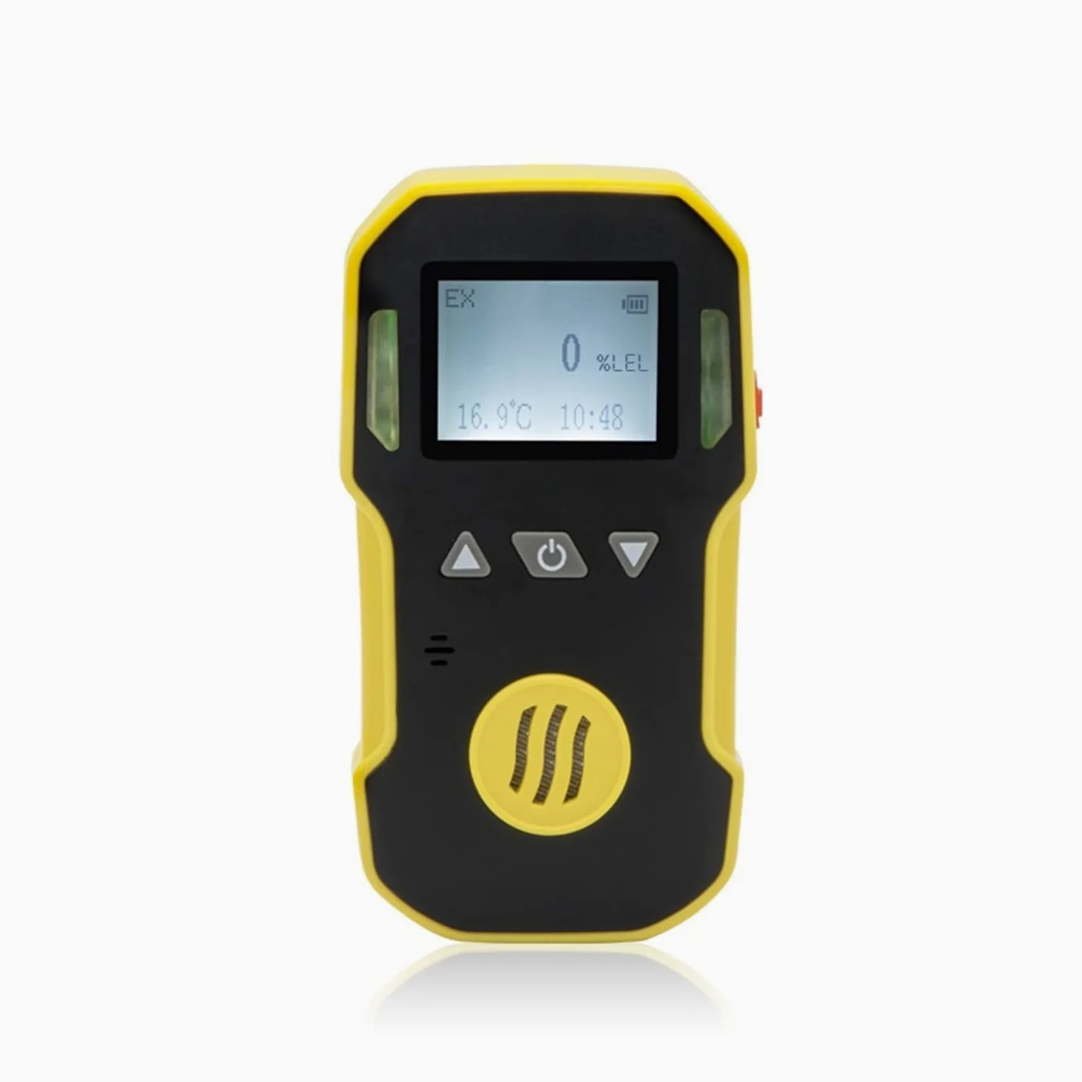 Rilevatore Gas, Industria portatile H2/O3/CO/PH3/CO2/H2S/NH3/O2/NO2/NO/EX/CH4 Rivelatore di gas Rivelatore di allarme di gas combustibile Carica USB 0-100% LEL per Lavoro, Casa(CO2--0-5VOL-0.01)