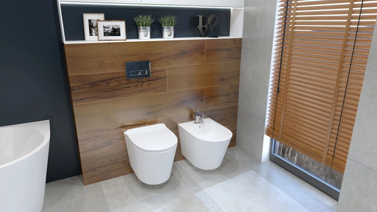Grohe - Elemento frontale con piastra di pressione cromata + WC lavita Galve senza bordo + sedile WC con sistema soft-close softclose, set di supporti da parete