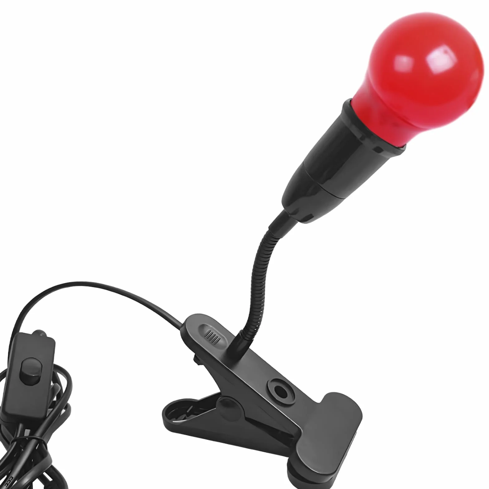 eTone Dunkelkammer SafeLight, Rote LED-Schreibtischlampe mit Clip, 360 Grad einstellbar, geeignet für Die Verarbeitung Von S/W-Film und S/W-Druckpapier (5W)