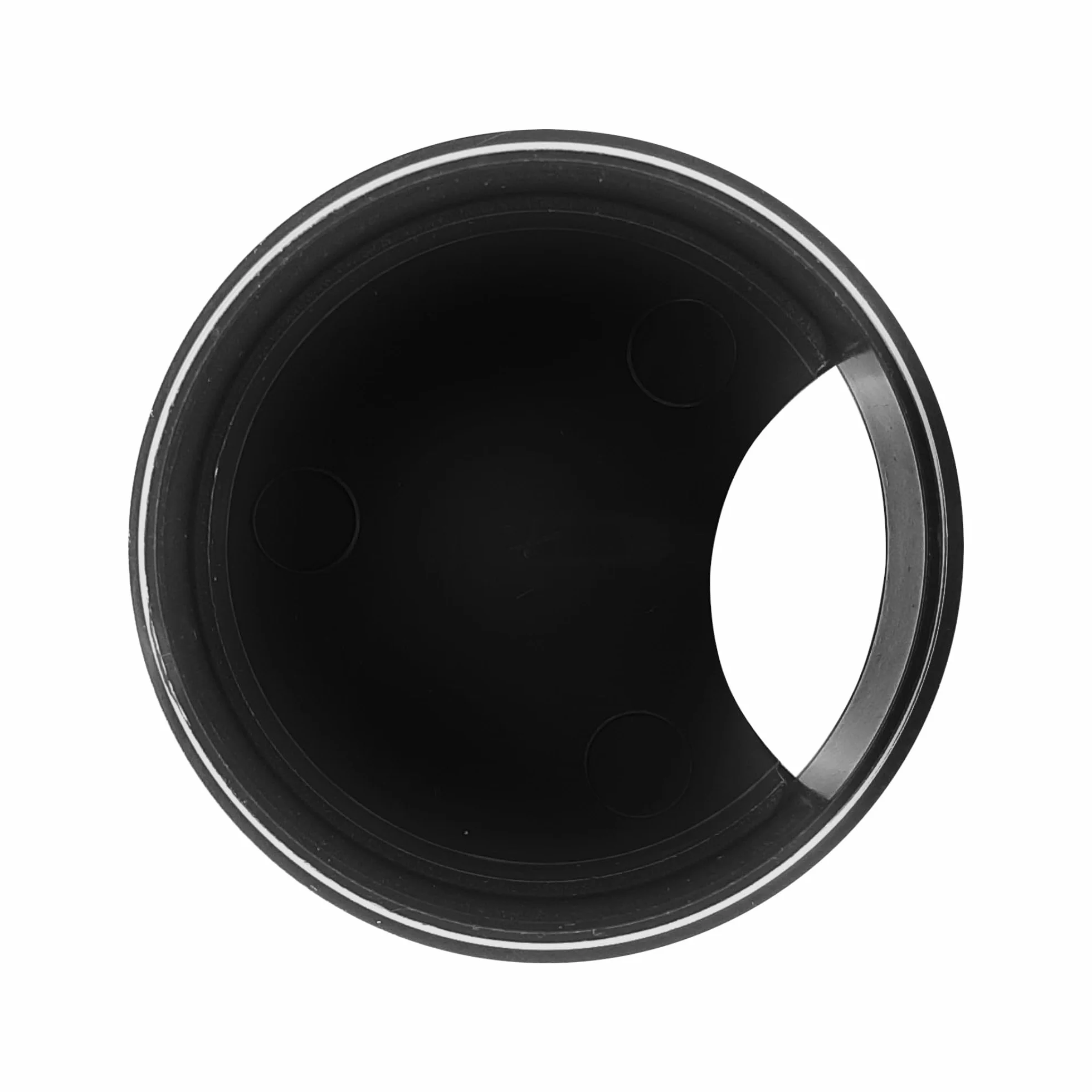 cyclingcolors 2x Passacavo plastica 70mm scrivania tondo guida per cavi elettrico (nero)