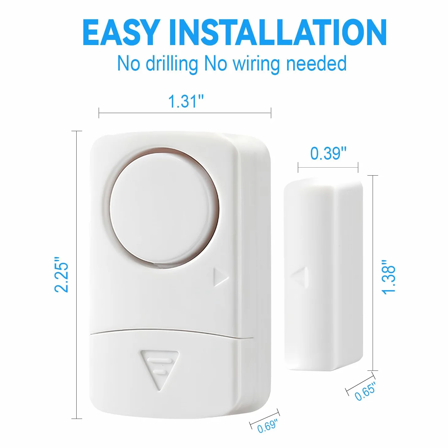 Sensore di allarme per porta Allarmi sensore finestra per sicurezza domestica per bambini antifurto sistema wireless kit fai da te 10pack/pcs