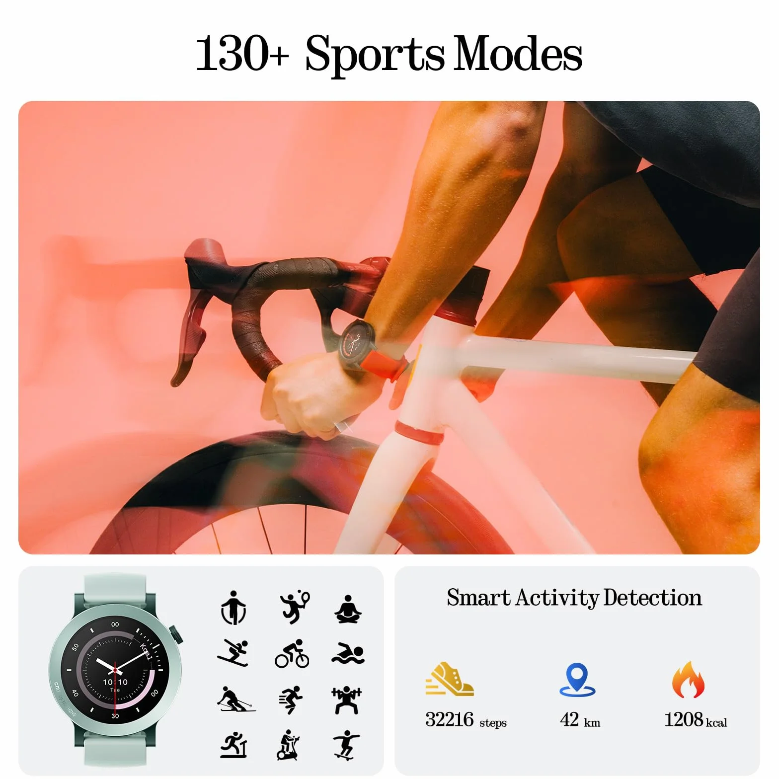 CMF Watch 3 Pro – Smartwatch con Display AMOLED da 1,43", 13 giorni di autonomia, Dual-band GPS integrato, chiamate Bluetooth e monitoraggio della frequenza cardiaca – Arancione