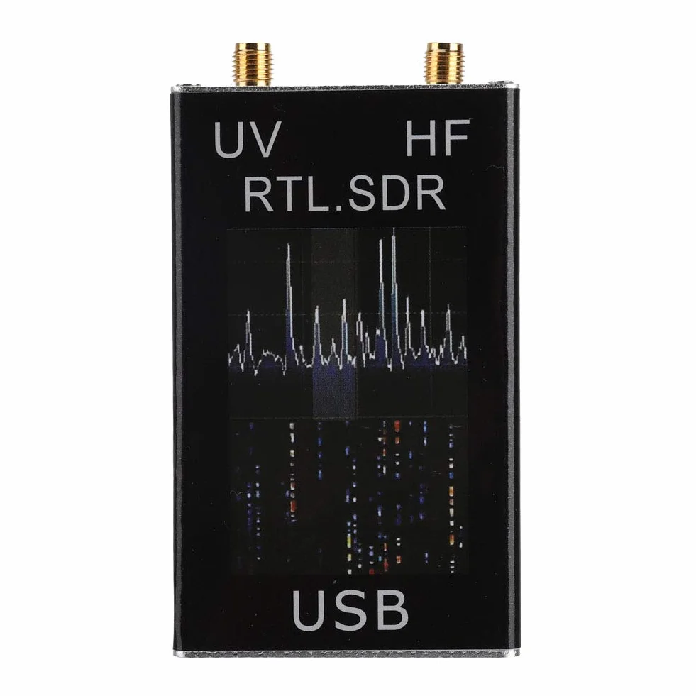Ricevitore SDR, Ricevitore Sintonizzatore USB SDR U/V HF RTl a Banda Intera da 100 KHz-1,7 GHz/Radio R820T E 8232 USA