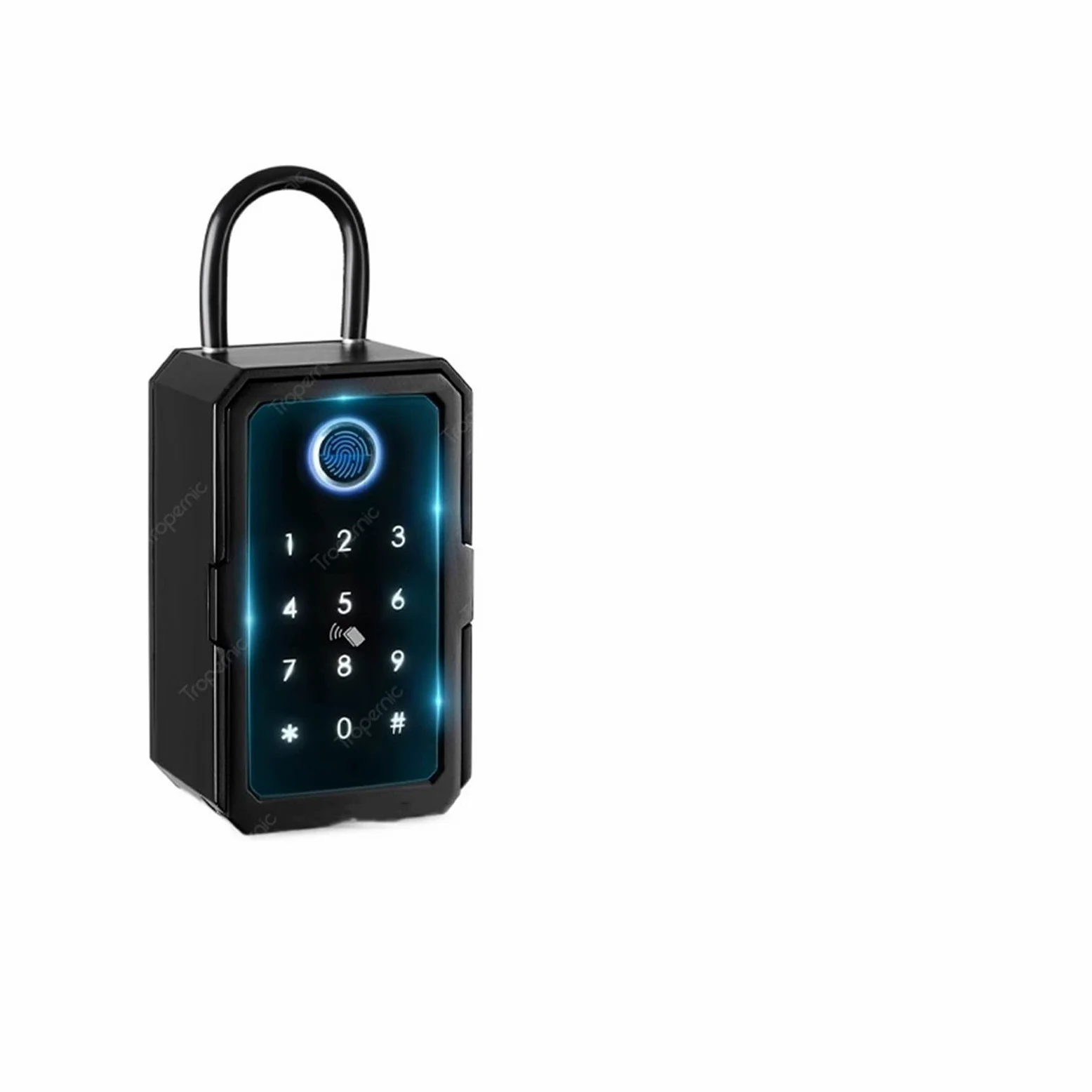 Piccola cassaforte per Chiavi La Tua App TTockFingerprint Digital Key Box con Accesso remoto, Montaggio a Parete, Combinazione di Sicurezza per casa, Ufficio, Hotel, Viaggi (la Tua