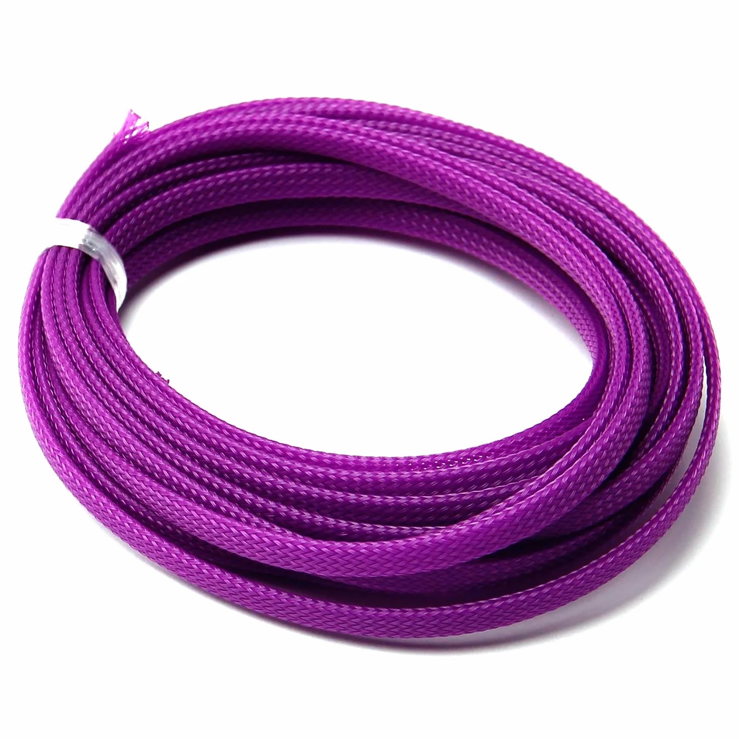 Othmro 1 manicotto per tenere in ordine i cavi, 5 m, organizer per cavi da scrivania, per cavi USB di TV/PC, protezione cavi per animali domestici, viola (larghezza: 6 mm)