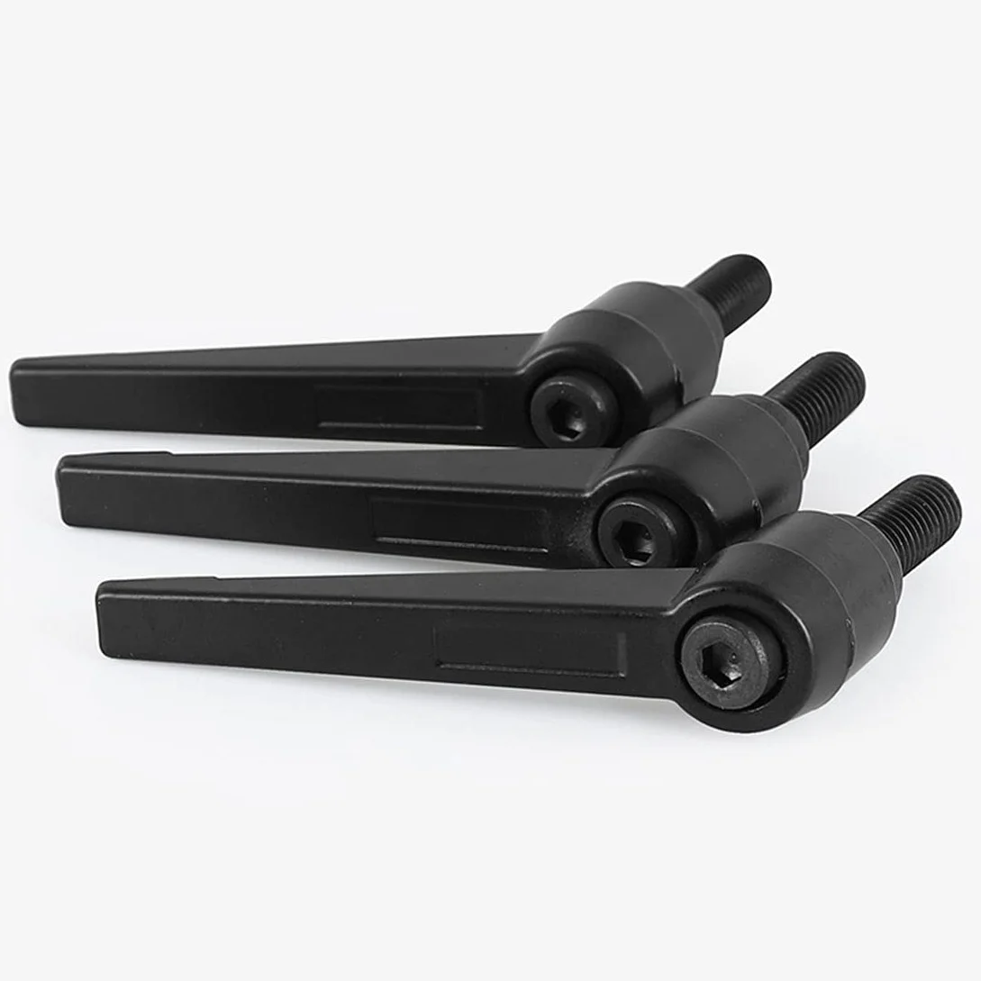 Leva di serraggio M4 in acciaio inox, filettatura esterna regolabile 25 mm