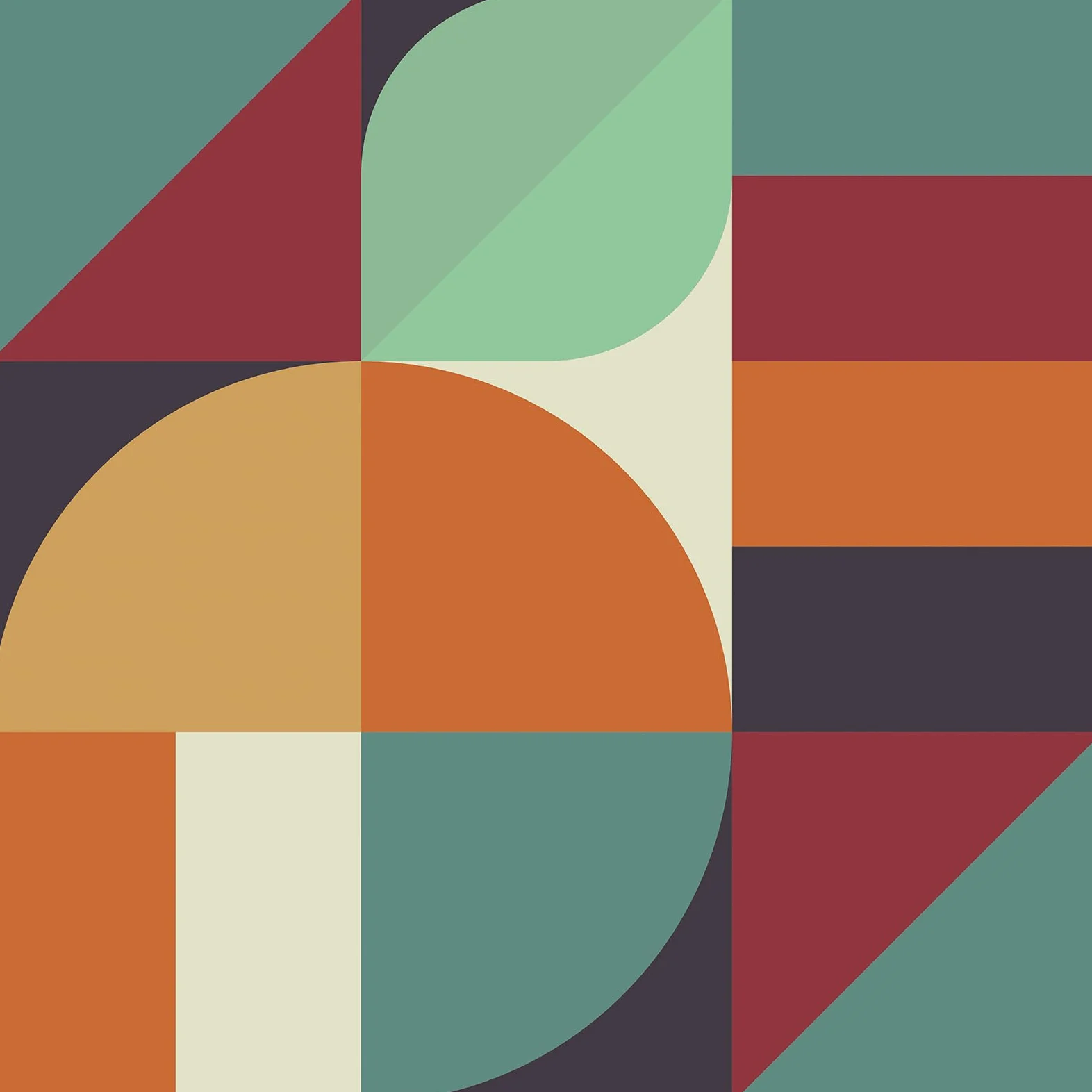 VaryPaper Carta da parati autoadesiva colorata geometrica 44,5 cm x 800 cm con retro adesivo in plastica per mobili