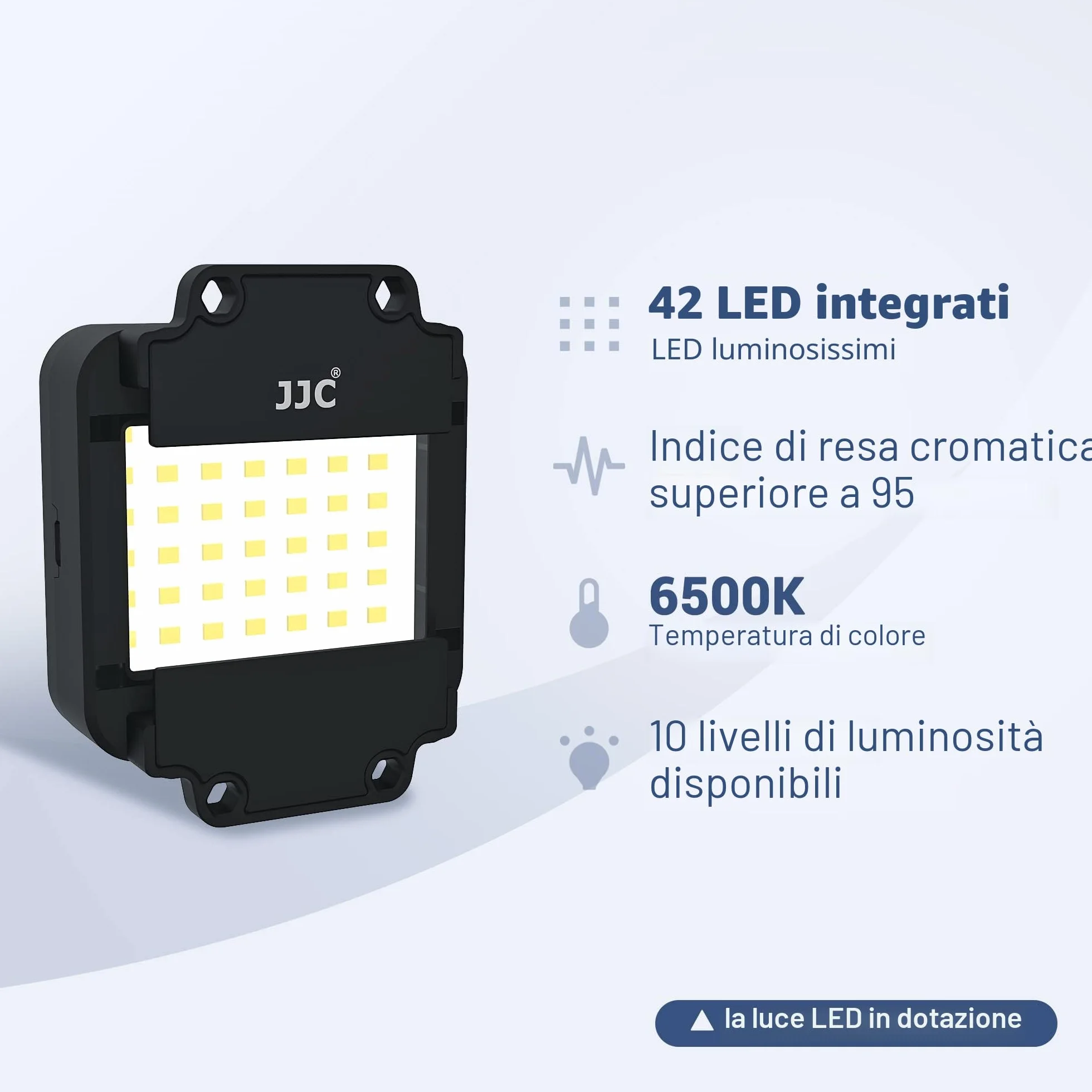 JJC - Adattatore per digitalizzazione di pellicole ES-2 con set di luci LED USB 6500K, scanner per la copia di pellicole negative Converti negativi da 35 mm in JPEG digitale