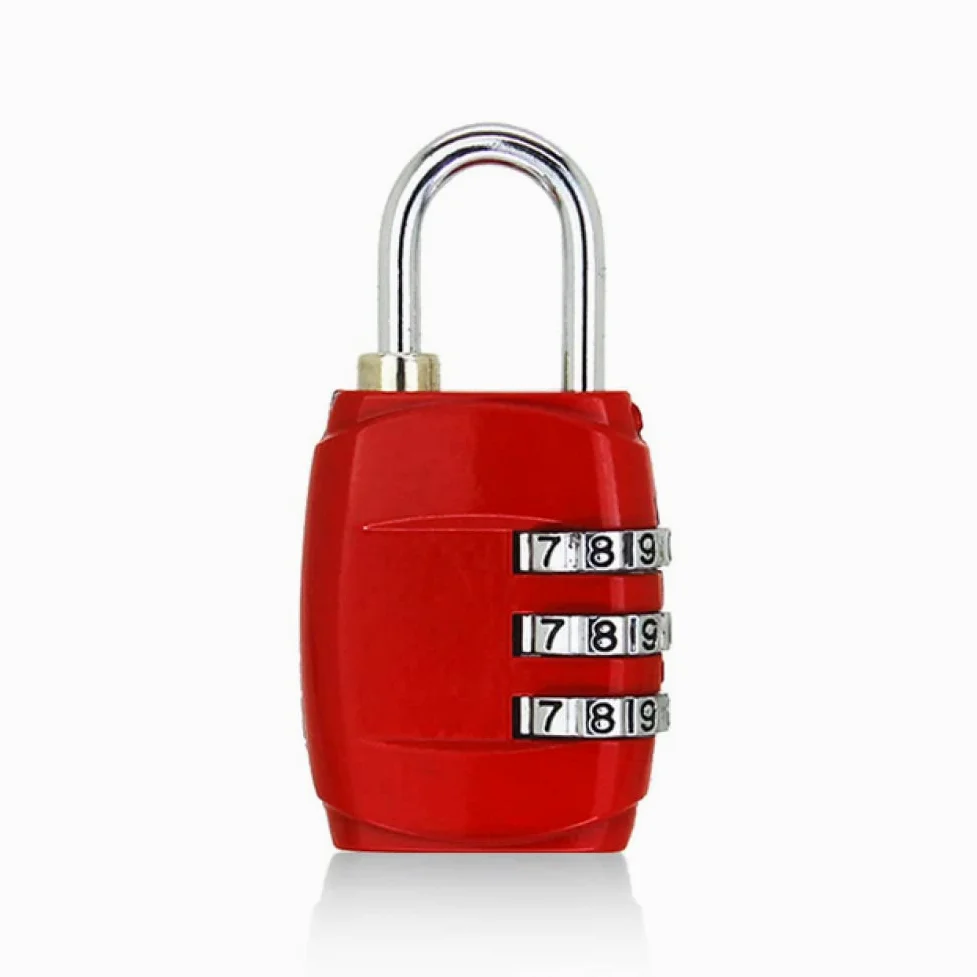 Lucchetti a combinazione， Lucchetti per valigie Lucchetto con password a 3 cifre, lucchetto a combinazione for bagagli da viaggio, piccolo lucchetto for cassetti, lucchetto elettronico(Rose,Rose)