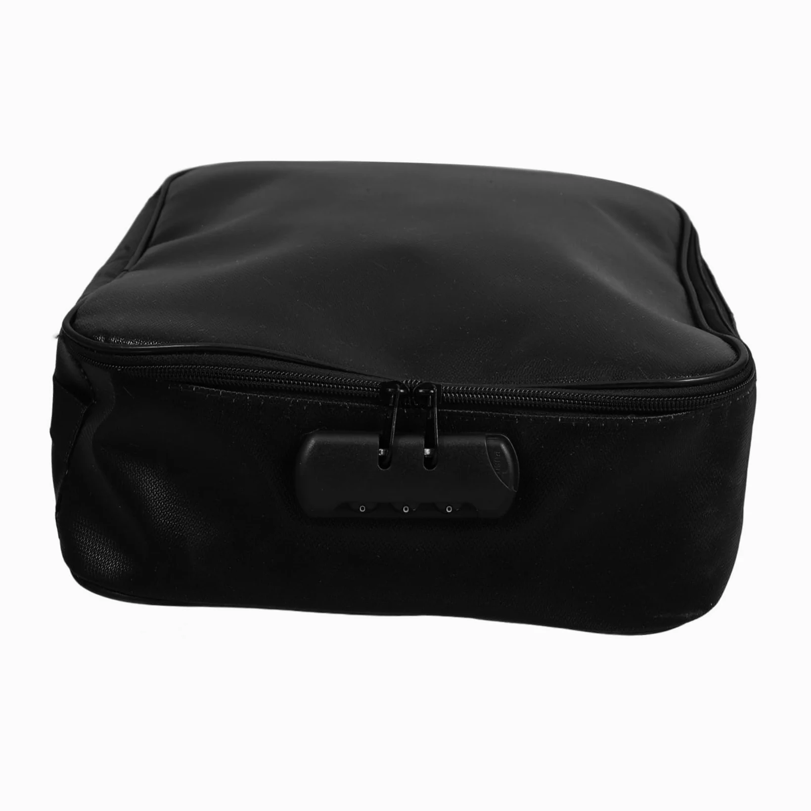 Sacchetto Ignifugo per Documenti Multi Strato in Fibra Nera | Uso Viaggio e Quotidiano, Design Elegante e Resistente, Organizer Portatile Chiusura Sicura