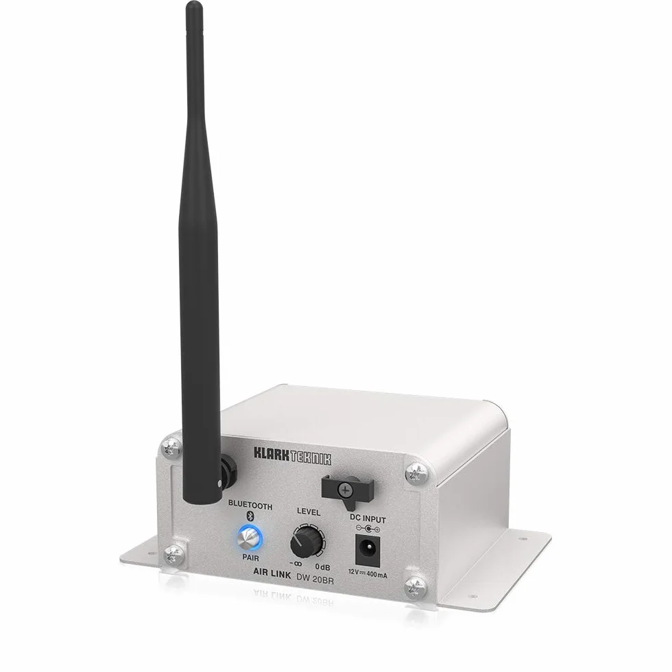Klark Teknik AIR LINK DW 20BR Ricevitore stereo wireless Bluetooth per trasmissioni audio stereo ad alte prestazioni