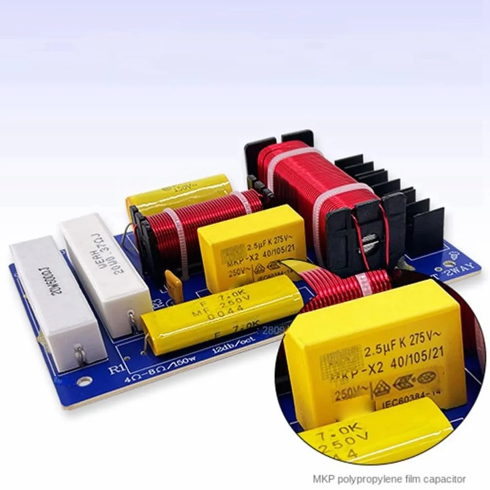 1 PCS 350W Altoparlante Audio A 2 Vie Crossover 3200Hz Divisore Ad Alta e Bassa Frequenza HiFi Filtro Crossover Ad Alta fedeltà
