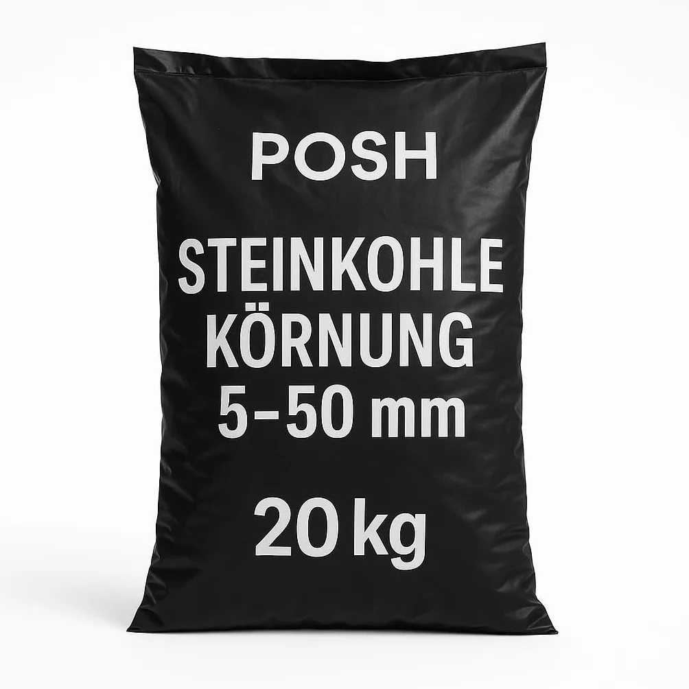 POSH Carbone fine 5-50 mm 20 kg combustibile per forno caldaie